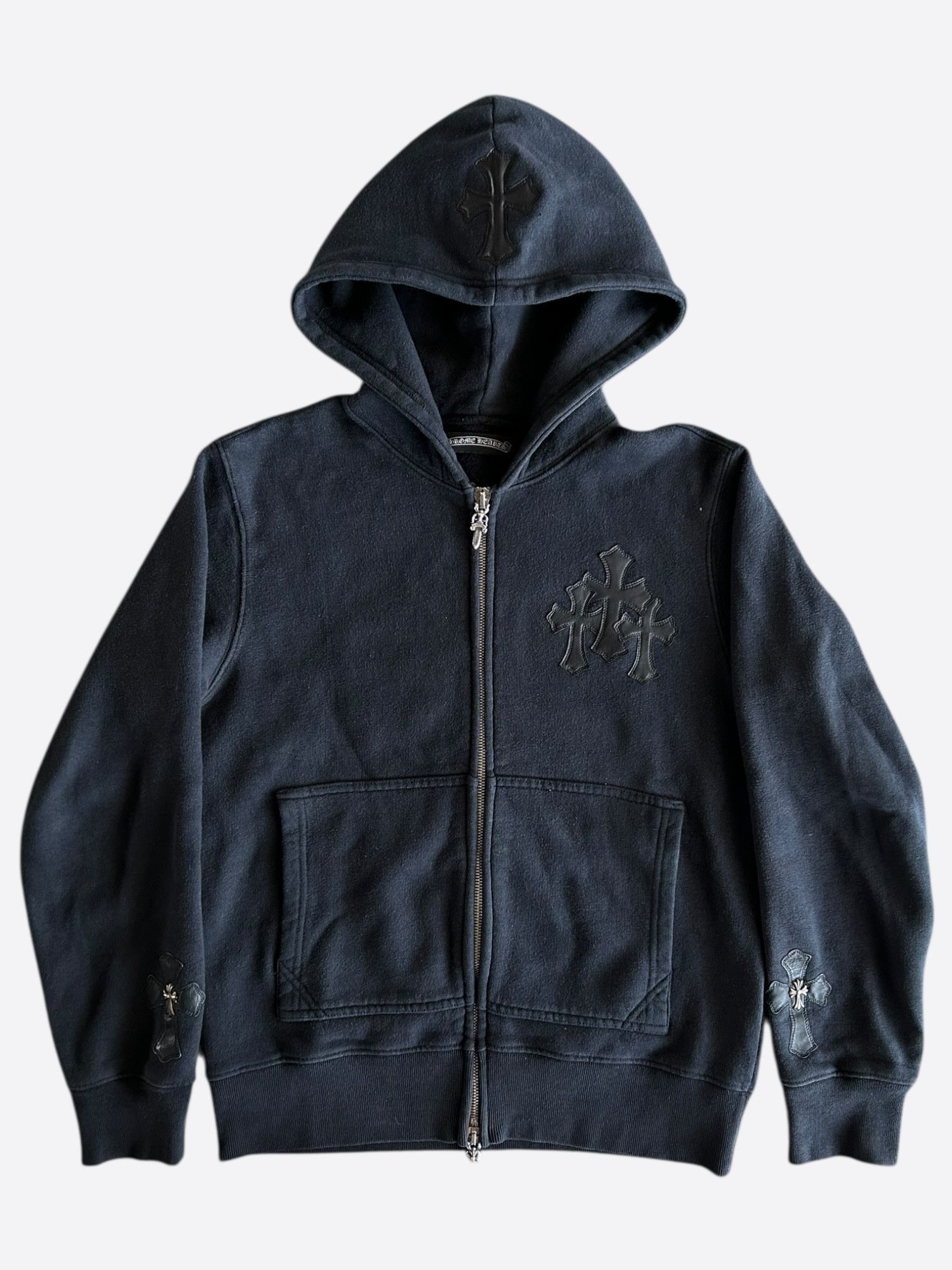 Chrome Hearts Cashmere Zip Up Hoodie カシミヤ パーカー CHROME HEARTS】クロムハーツ『カシミヤ ジップアップパーカー