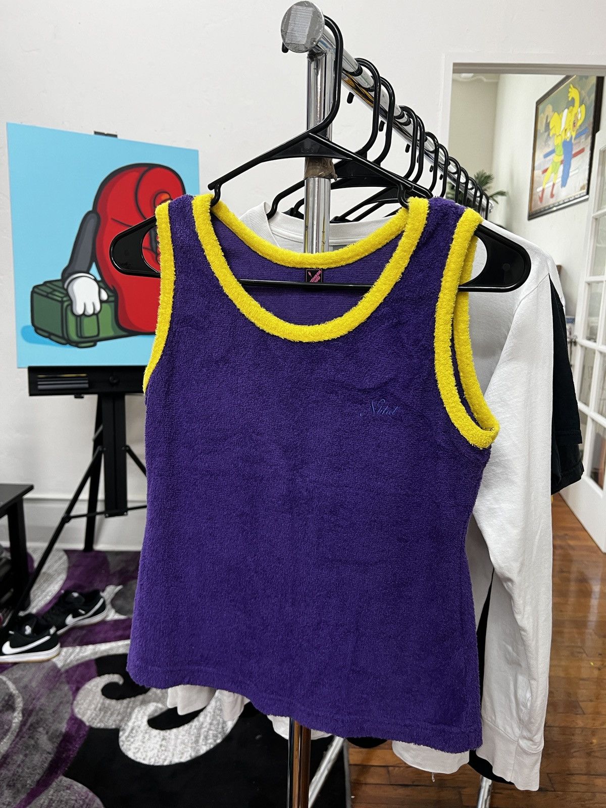 Neighborhood Vintage Pink Label Neighborhood Japan Terry Cloth Tank Top Size US S / EU 44-46 / 1 - 1 Thumbnail