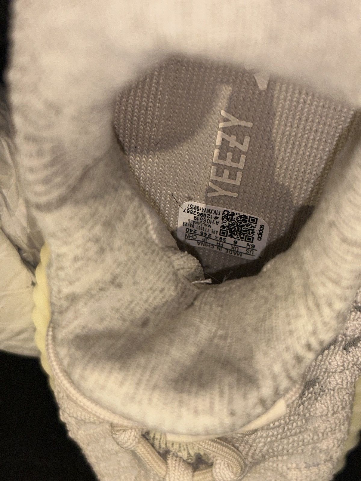 Adidas × Yeezy DEADSTOCK Yeezy 350 V2 CMPCT Slate Bone Size 6.5 Size US 6.5 / EU 39-40 - 12 Thumbnail