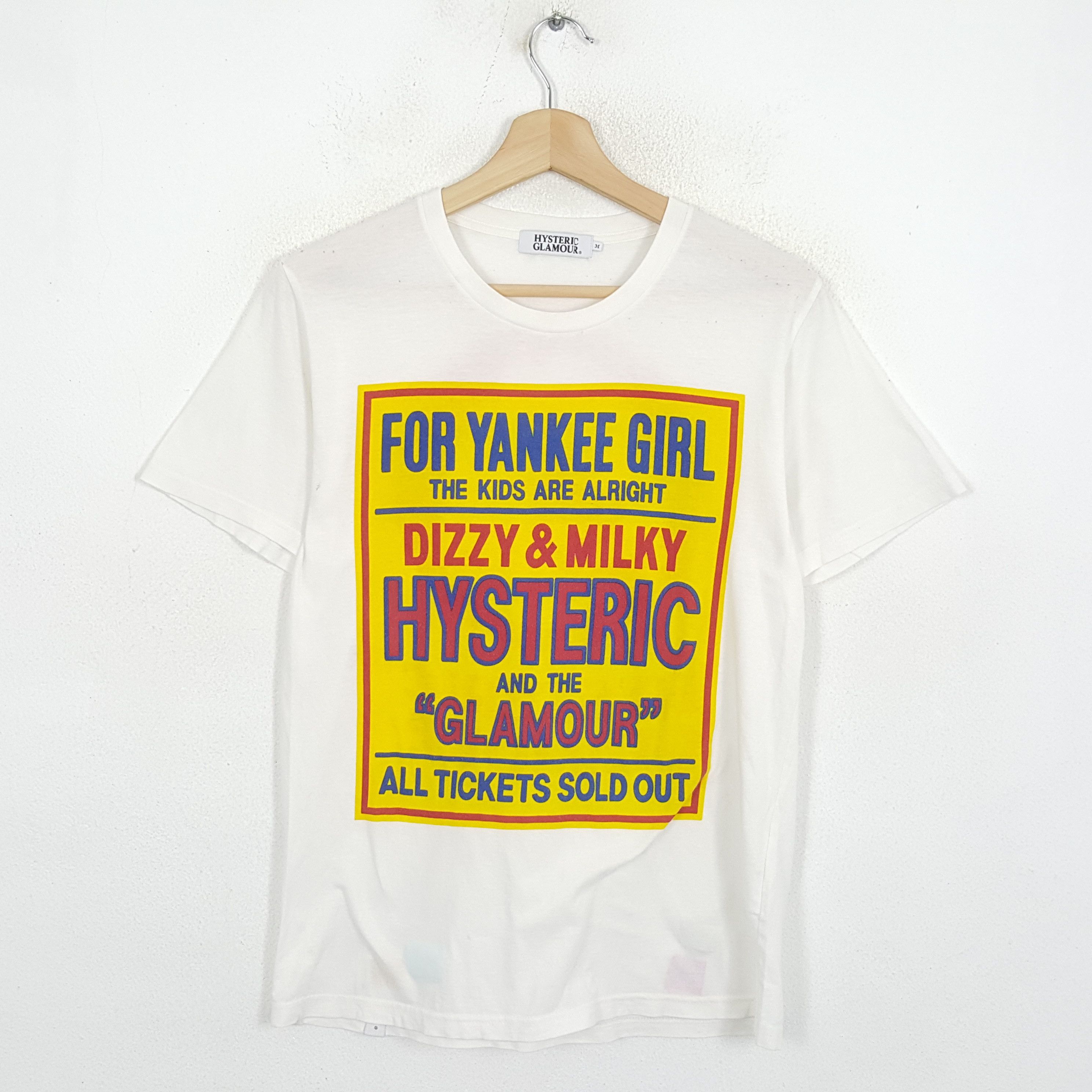 Hysteric Glamour × Japanese Brand × Vintage Vintage HYSTERIC GLAMOUR Japanese Fashion Brand T-Shirts Size US M / EU 48-50 / 2 - 3 Thumbnail