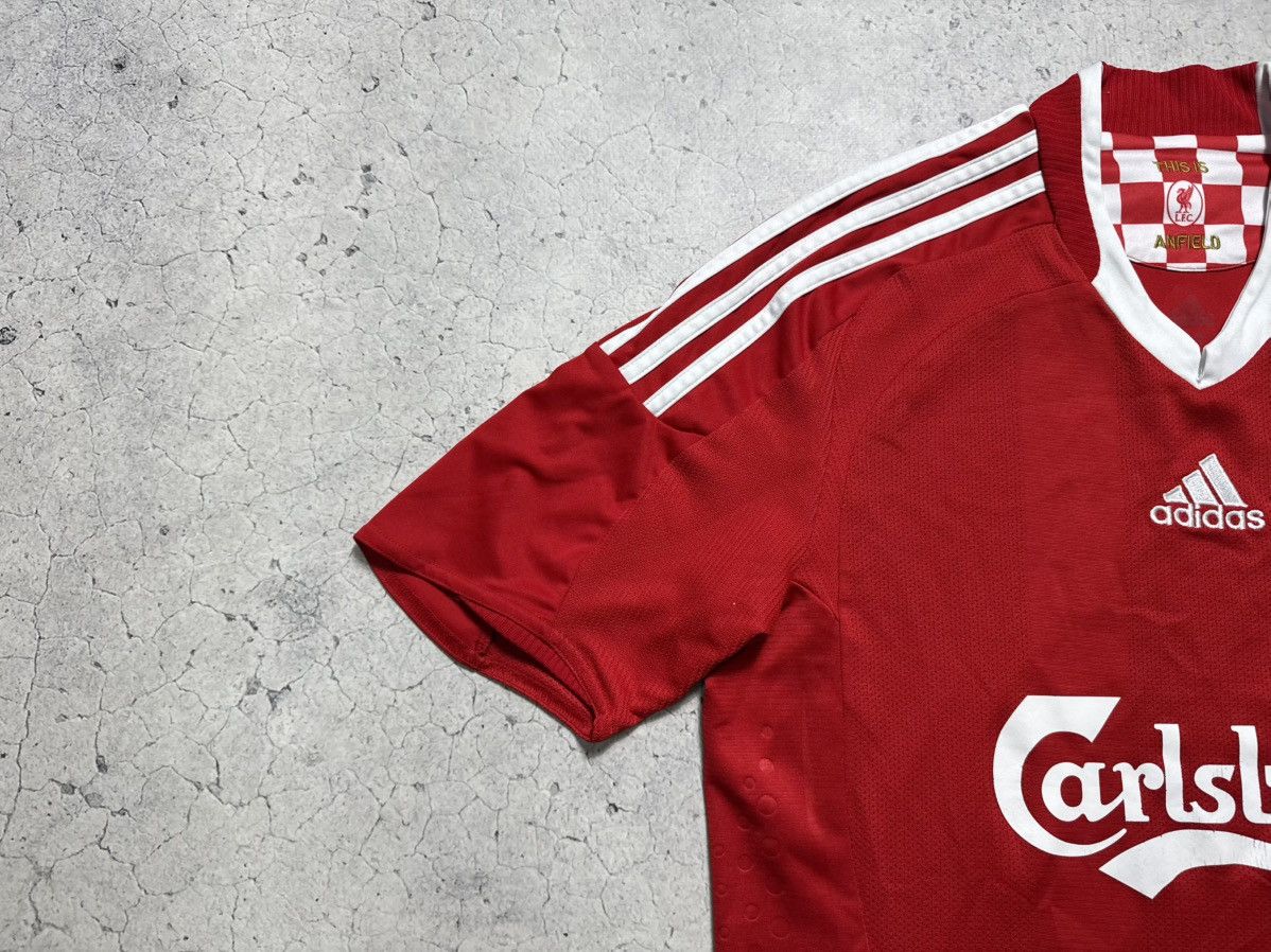 Adidas Adidas FC Liverpool 2008/2009 Vintage Soccer Jersey Size US S / EU 44-46 / 1 - 3 Thumbnail