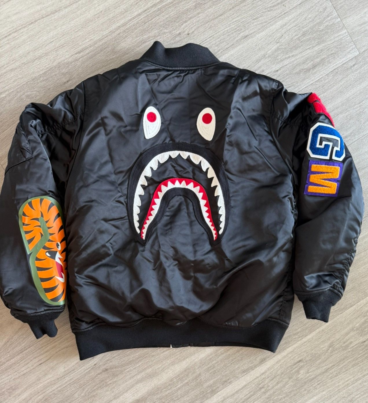 Bape Bape Shark Bomber Jacket Size US M / EU 48-50 / 2 - 1 Thumbnail