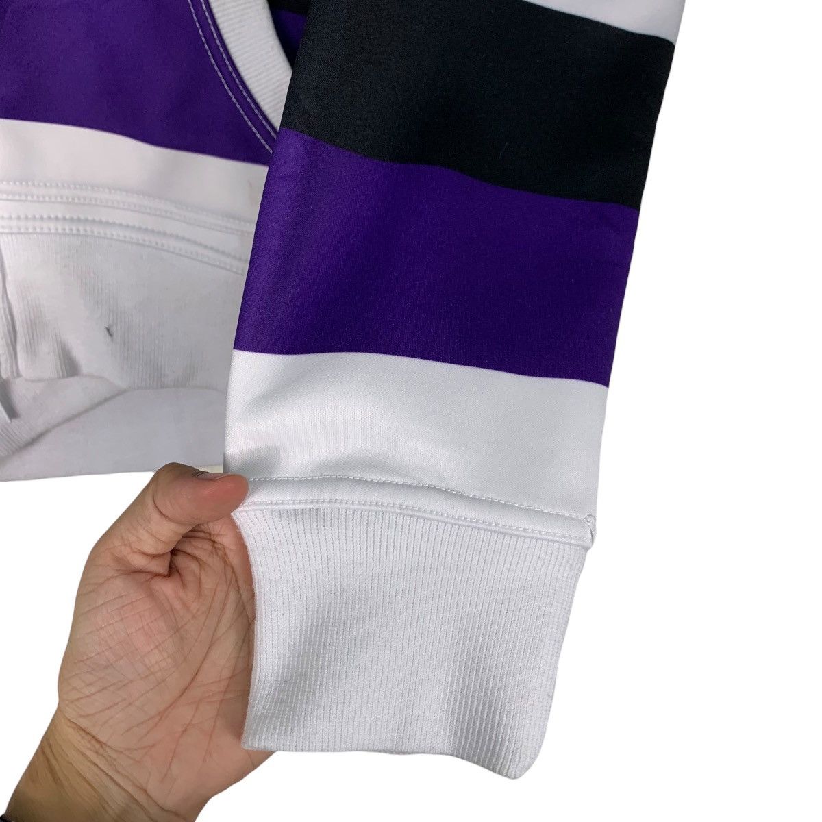 Empyre EMPYRE Striped Zipper Hoodies Sweatshirt #1249-C56 Size US L / EU 52-54 / 3 - 15 Thumbnail