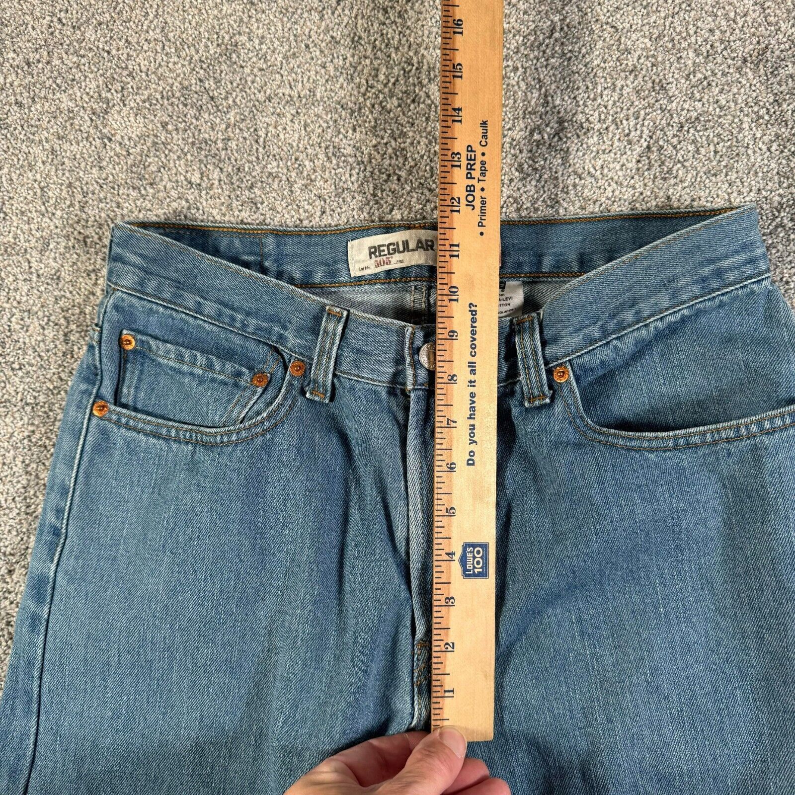 Levi's Levis 505 Jeans Mens 33x32 90s Y2K Vintage Streetwear Grunge Size US 33 - 9 Thumbnail