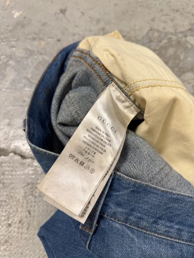 Gucci 2016 Gucci Snake Emboired Denim Jeans Size US 30 / EU 46 - 10 Thumbnail