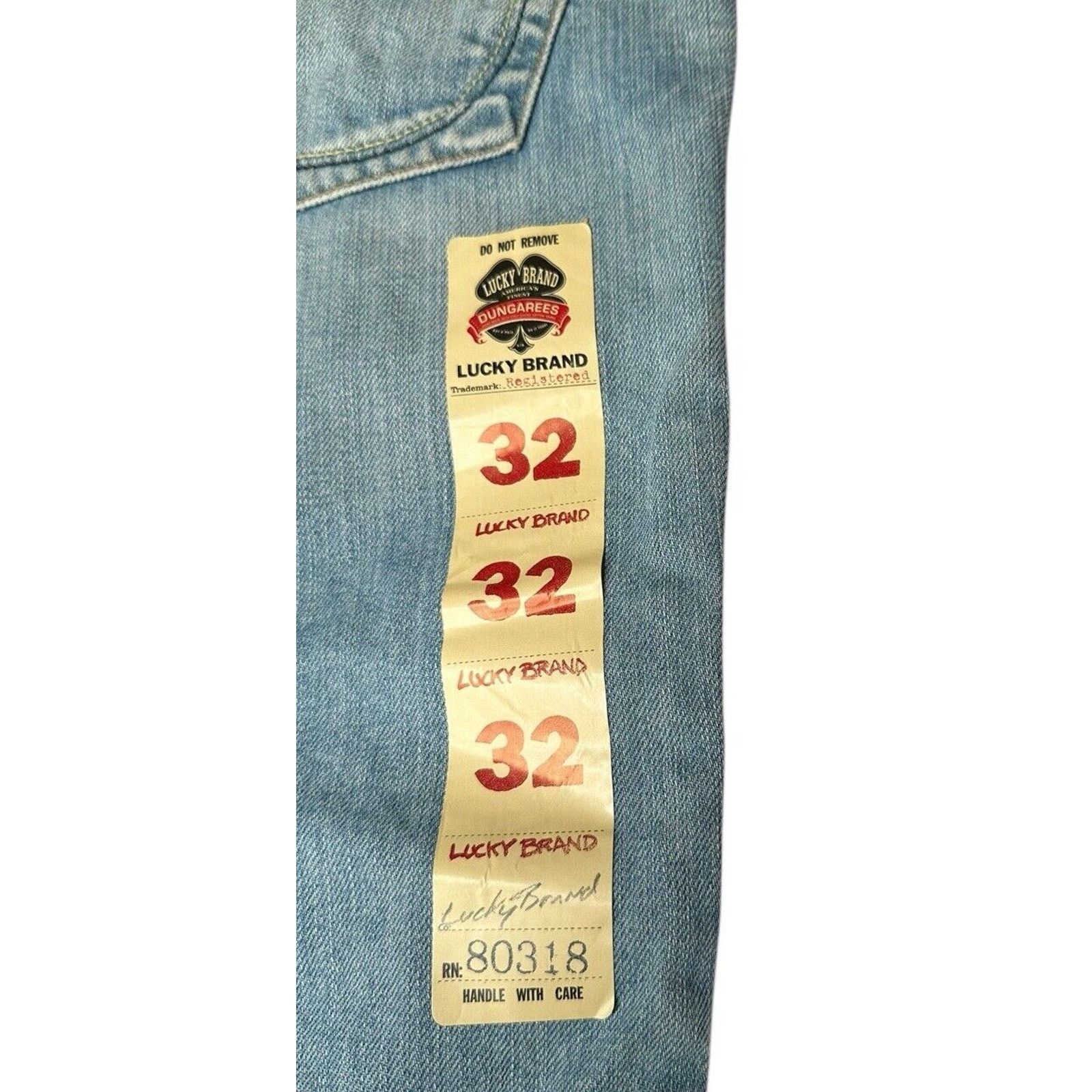 Lucky Brand NEW Lucky Brand Maci Dream Crop Low Rise Capri Jeans 14/32 Size 36" / US 14 / IT 50 - 7 Thumbnail