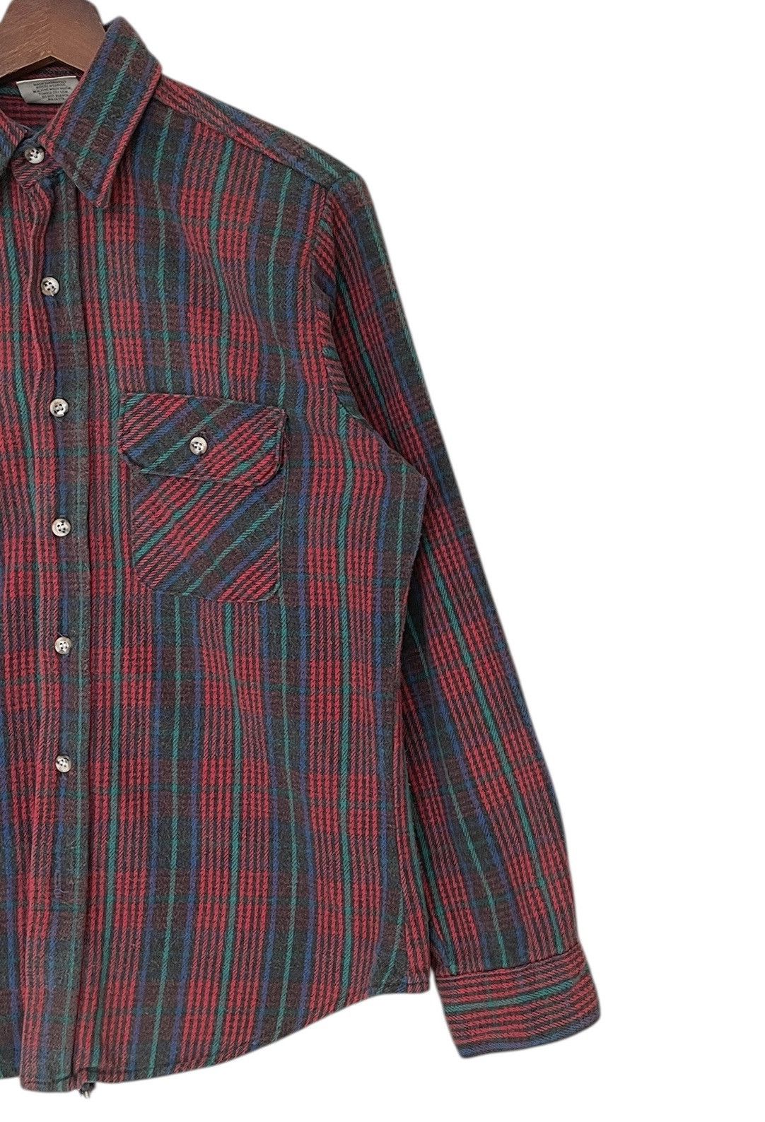 Vintage Vintage Brand Five Brother Flanned Shirt 1980s Size US M / EU 48-50 / 2 - 4 Thumbnail