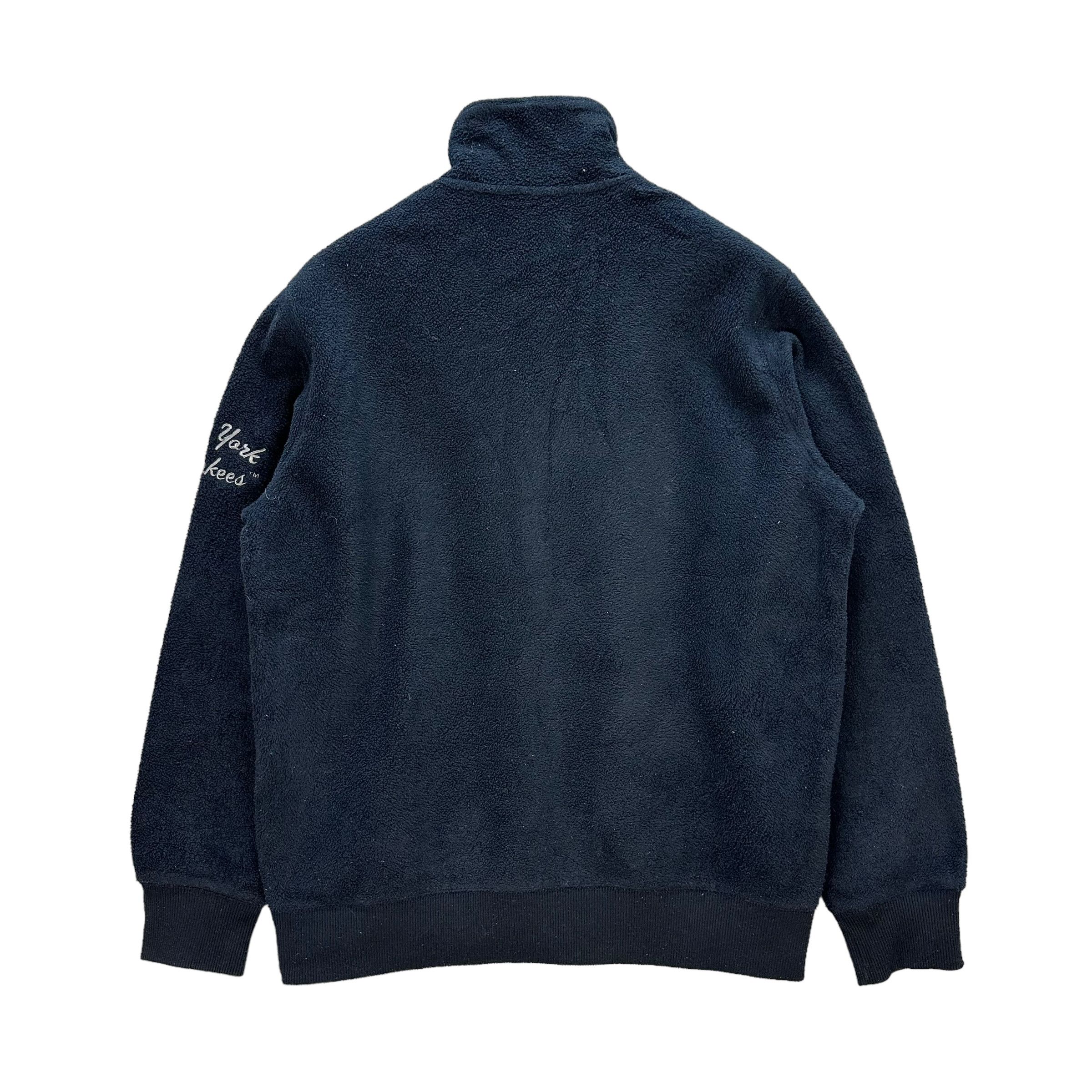 New York Yankees MLB New York Yankees Half Zip Fleece Sweatshirt #A4-0081 Size US XL / EU 56 / 4 - 12 Thumbnail