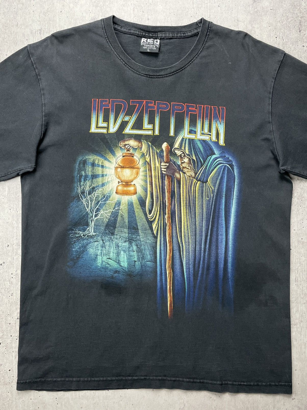 Led Zeppelin × Vintage Led Zeppelin Stairway To Heaven Tee Vintage Y2K Size US L / EU 52-54 / 3 - 2 Thumbnail