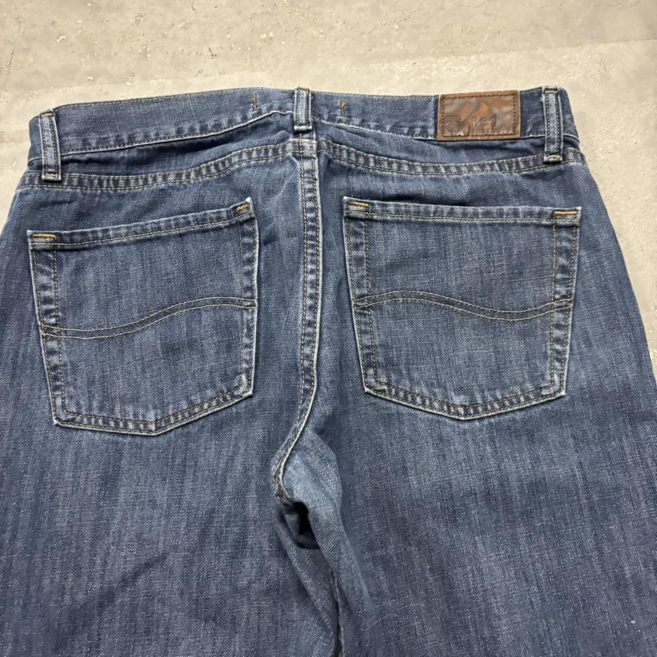 Japanese Brand × Vintage Crazy Vintage Y2K/2000s Grunge Dark Wash Essential Denim Jeans! Size US 33 - 7 Thumbnail