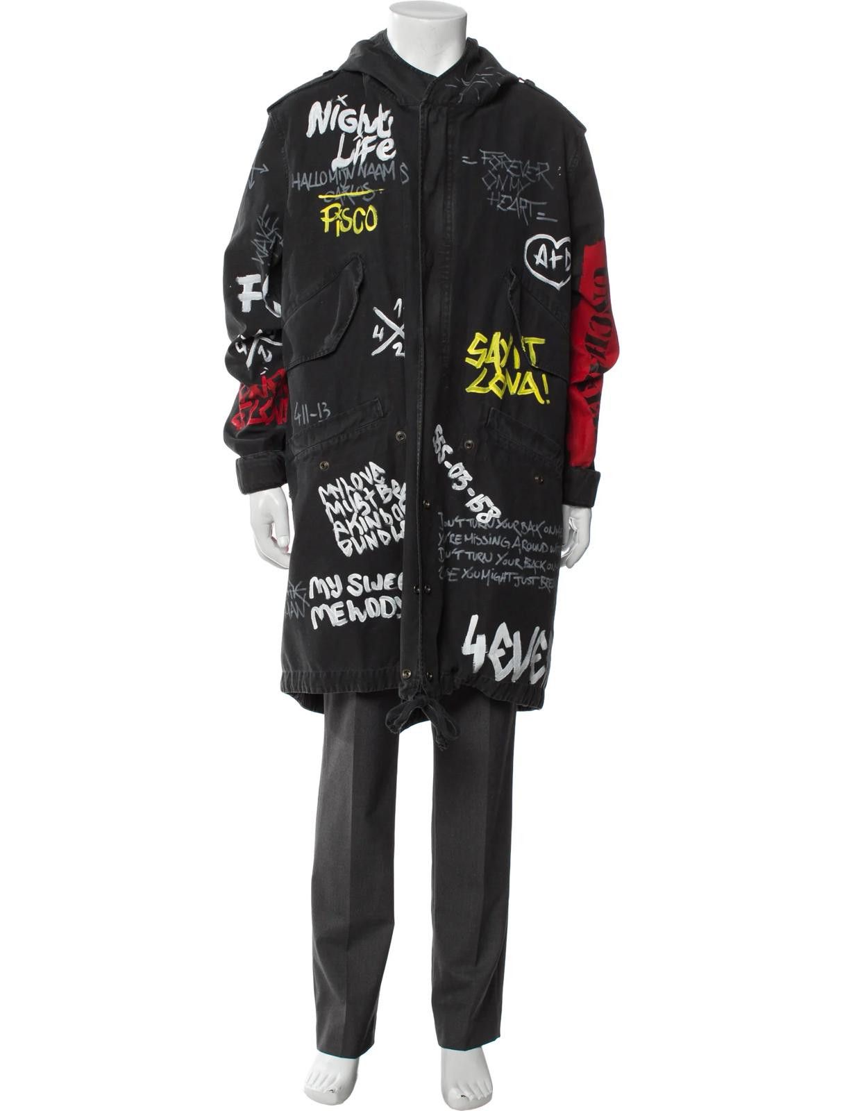 Faith Connexion Faith Connexion Graphic Print Oversize Parka Size: M Size US M / EU 48-50 / 2 - 2 Thumbnail
