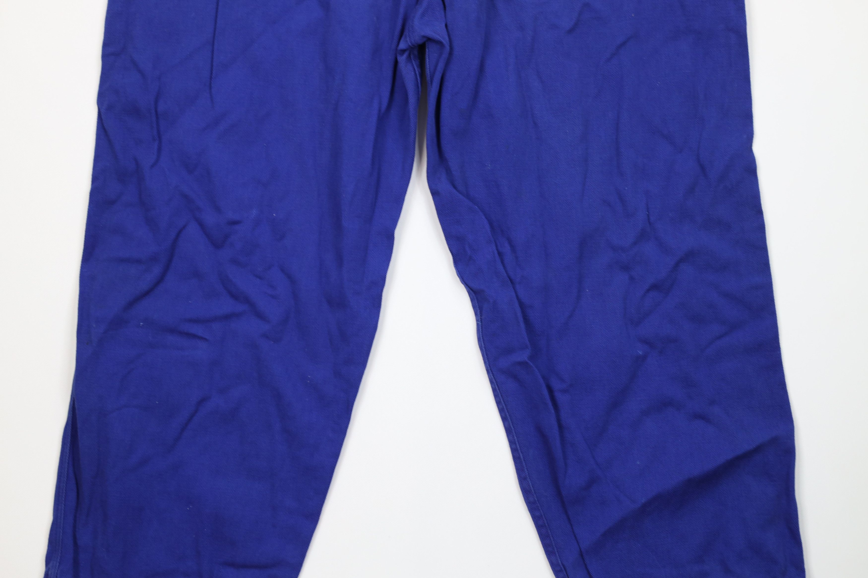 Vintage Vintage 40s 50s Button Fly Baseball Uniform Pants Blue USA Size US 34 / EU 50 - 12 Thumbnail