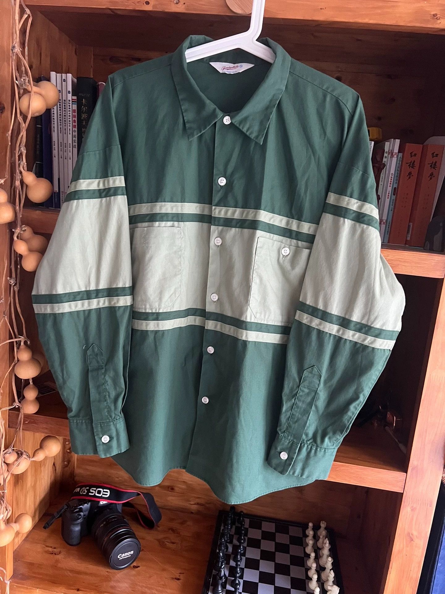 Tenderloin Tenderloin Workwear Color Block Long Sleeve Shirt Rare Japan Size US S / EU 44-46 / 1 - 3 Thumbnail