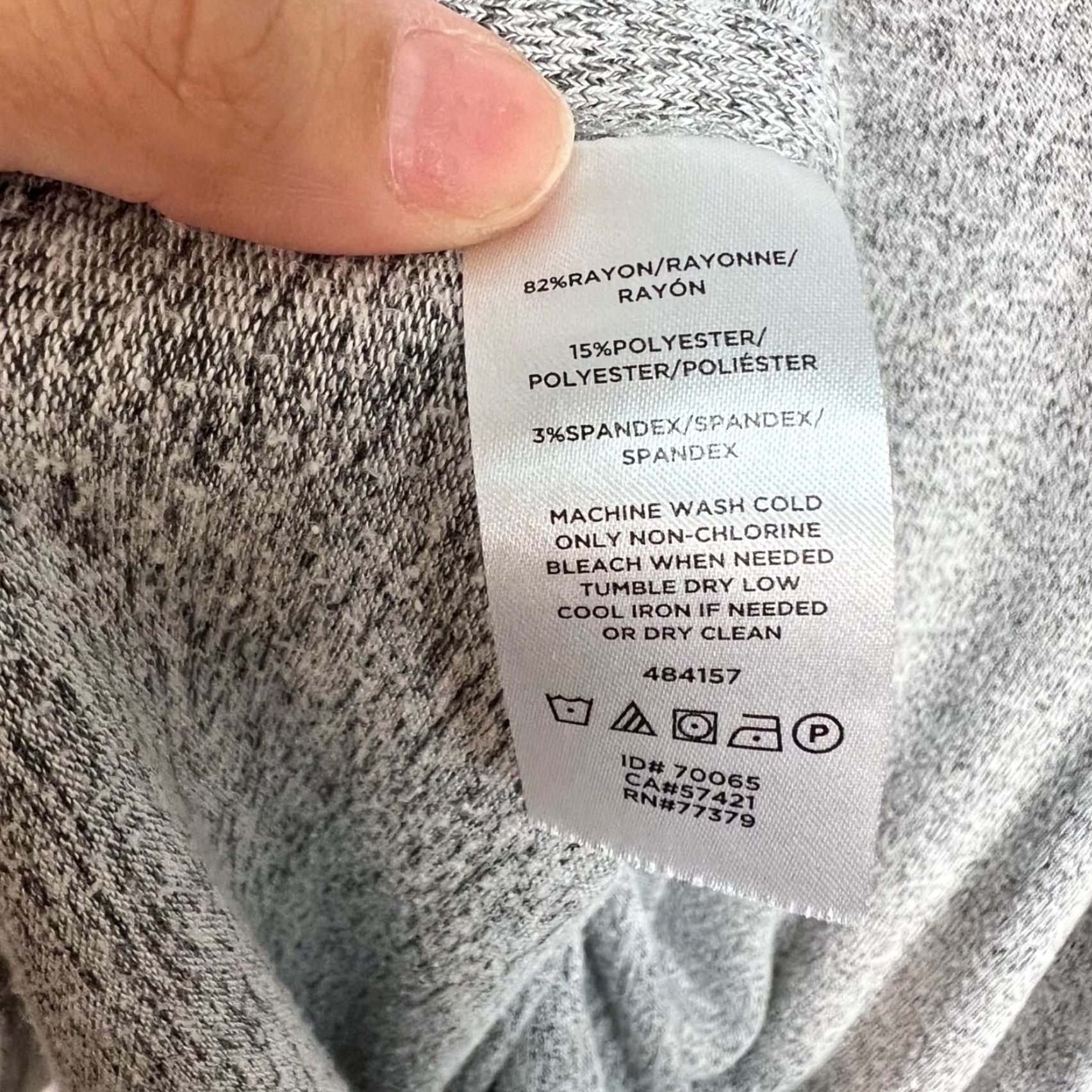 Ann Taylor VINTAGE Ann Taylor Womens Top Gray Long Sleeve Round Neck Pullover Size S Small Shirt Womens Size S / US 4 / IT 40 - 4 Thumbnail