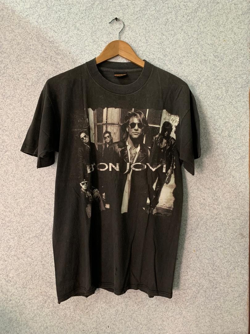 Band Tees × Vintage Vintage band bon Jovi 1992 Size US L / EU 52-54 / 3 - 2 Thumbnail