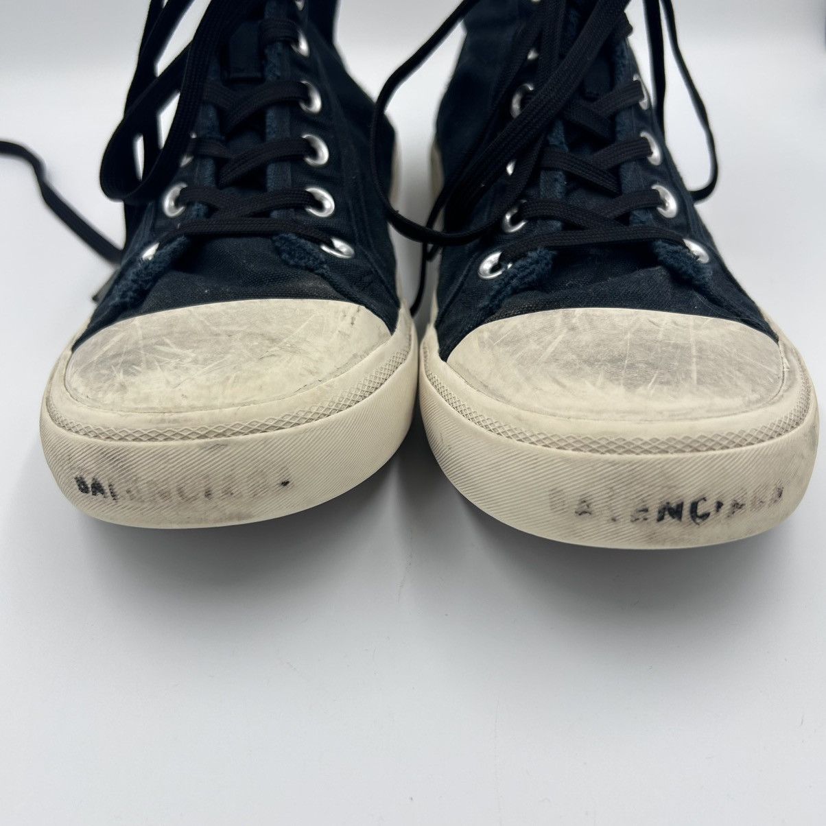 Balenciaga Balenciaga Paris High Top Sneakers Size US 10 / EU 43 - 7 Thumbnail