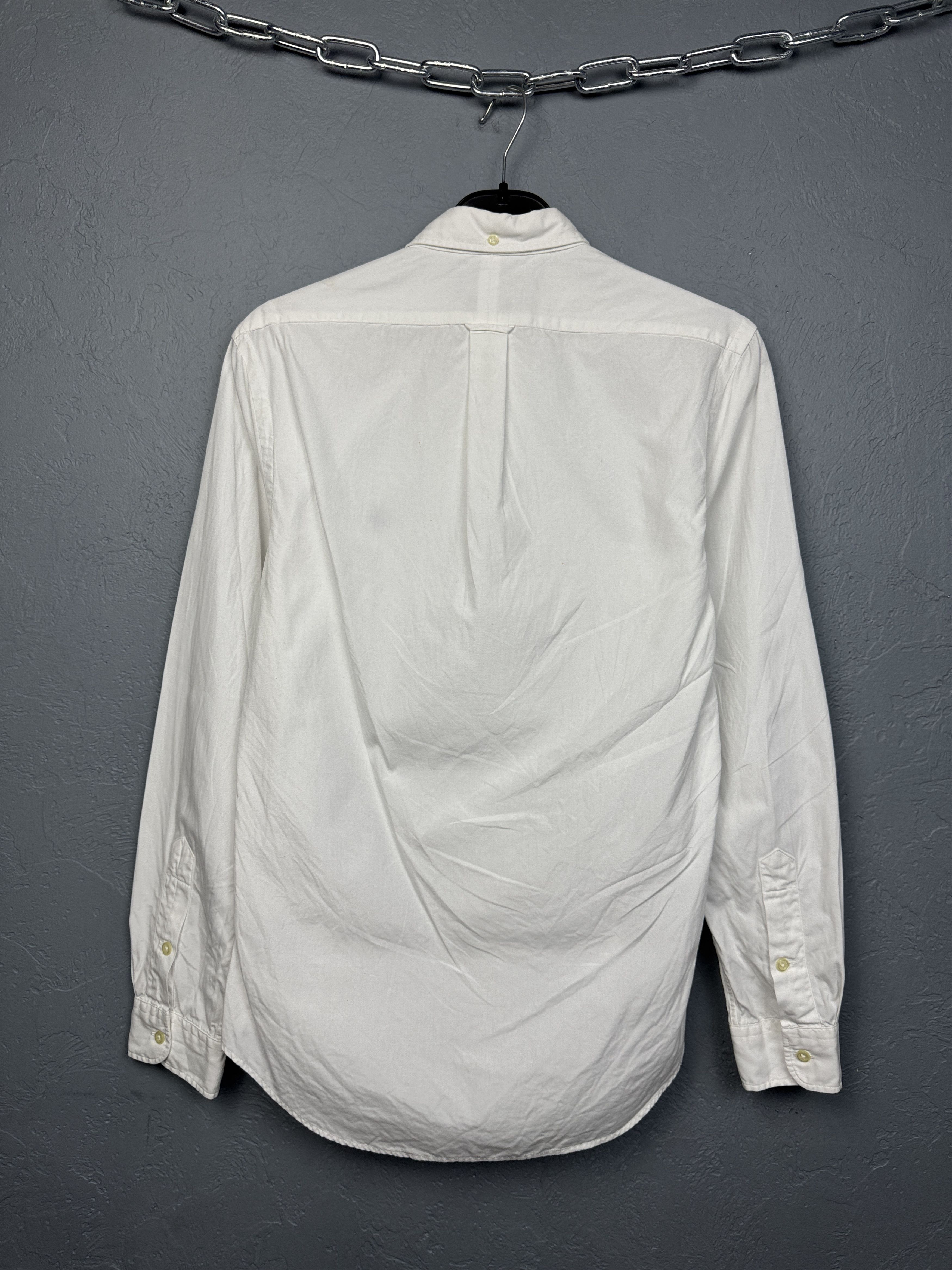 Polo Ralph Lauren Polo Ralph Lauren Mens Long Sleeve White Shirt Size US S / EU 44-46 / 1 - 6 Thumbnail
