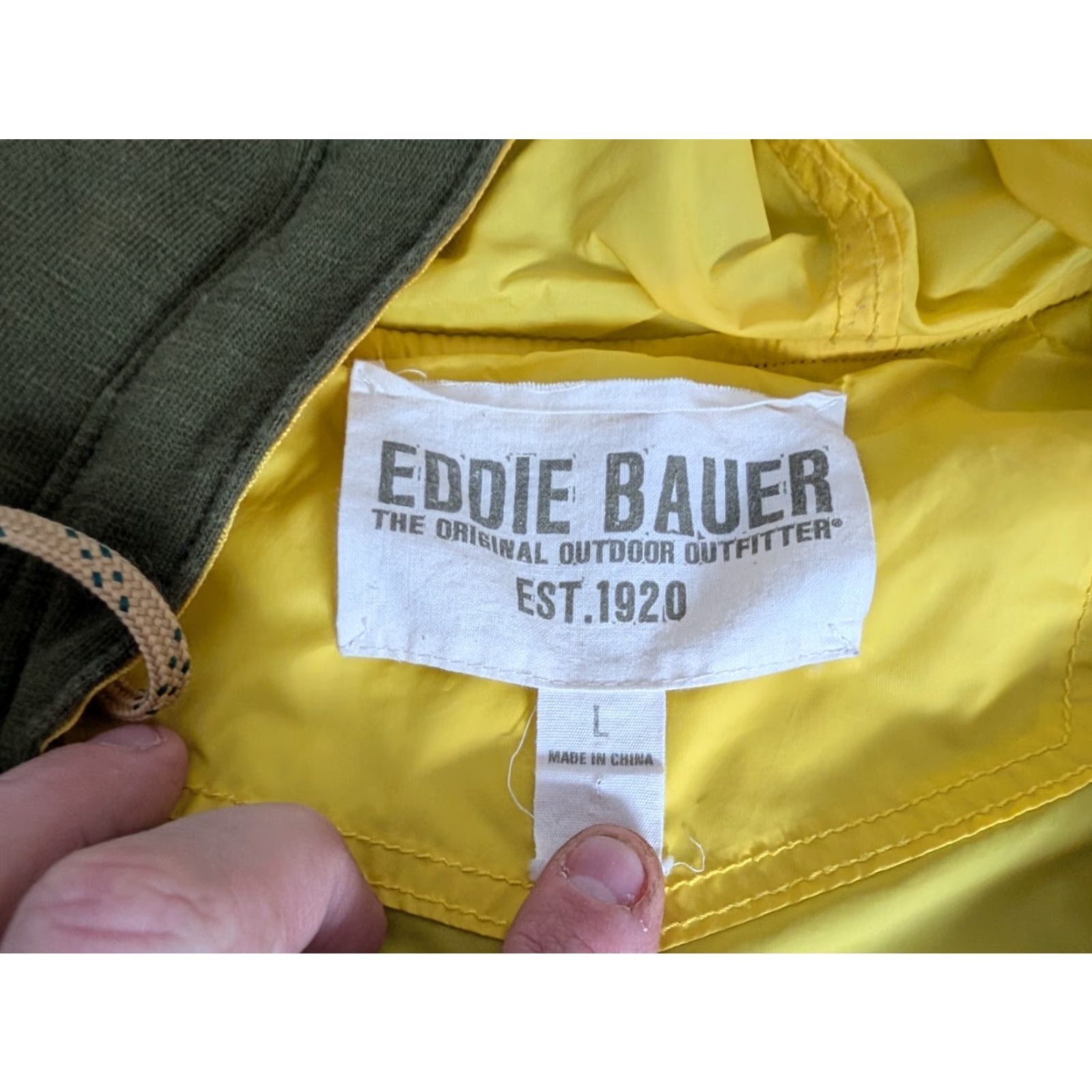 Eddie Bauer VINTAGE Eddie Bauer Jacket Mens Large Green Y2K Army Barn Boho Chore Grunge Reversible Size US L / EU 52-54 / 3 - 7 Thumbnail