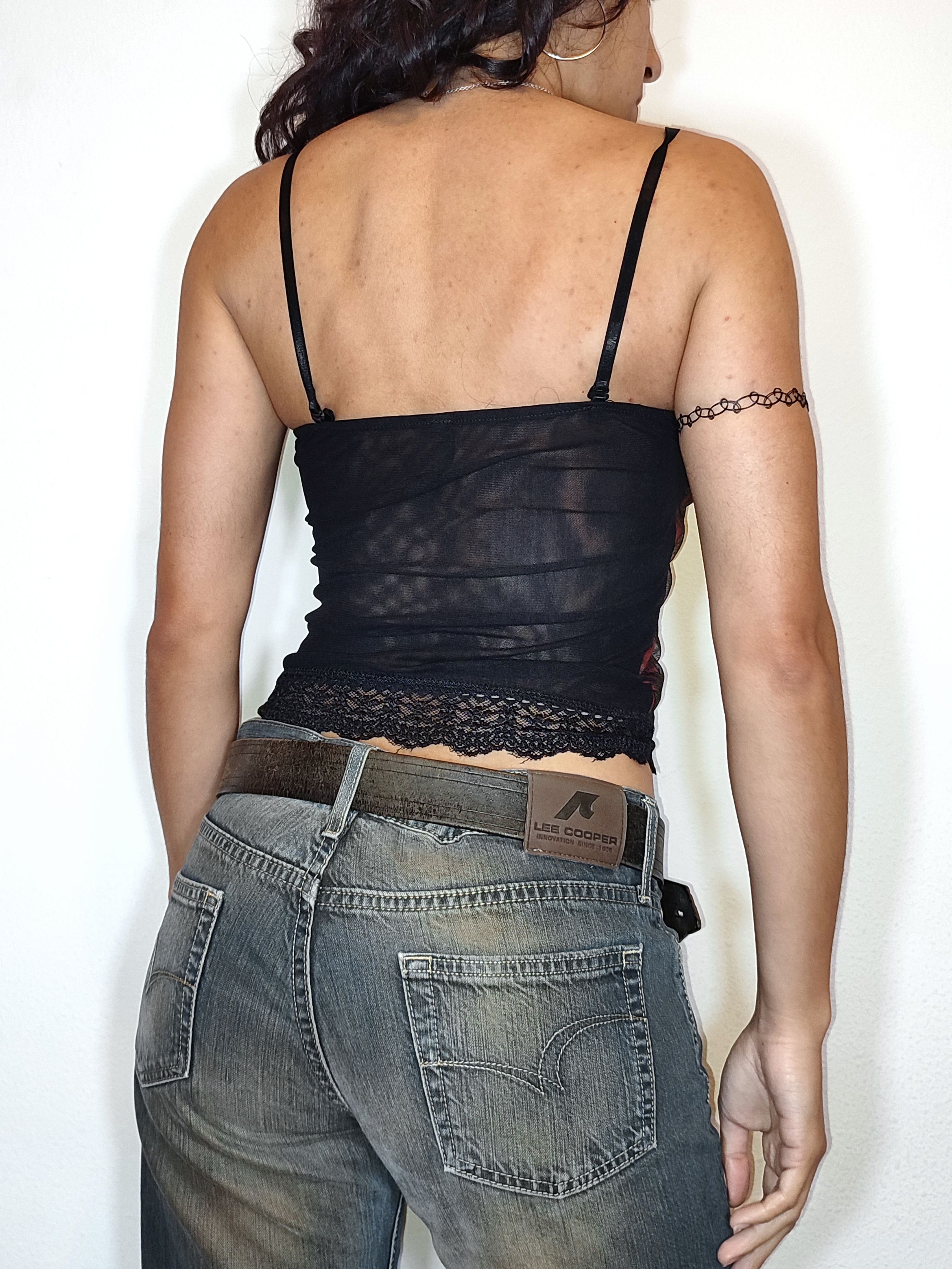 Vintage Vintage Y2k Black Corset Strapless Top Size M / US 6-8 / IT 42-44 - 2 Thumbnail
