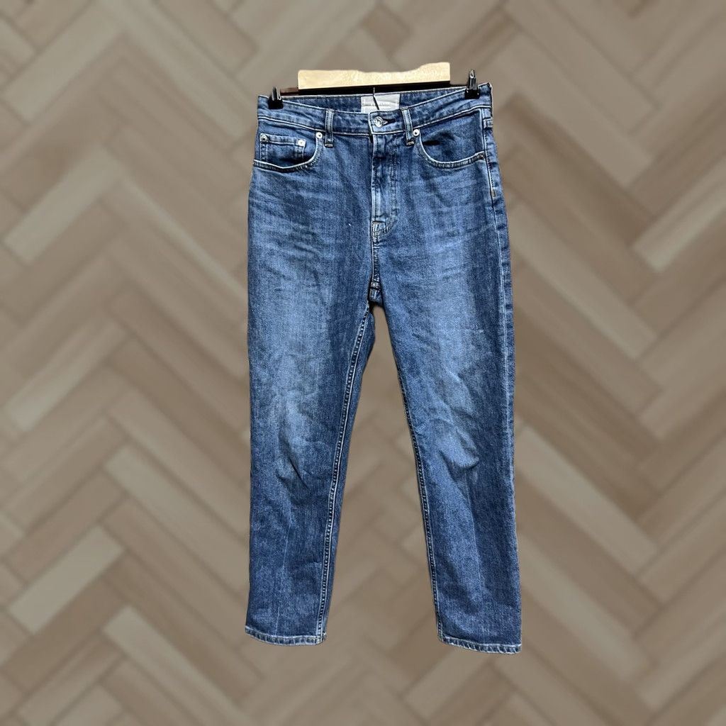 Everlane Everlane Womens Blue Denim High Rise Straight Jean Size 27 Regular Size 27" / US 4 / IT 40 - 1 Thumbnail