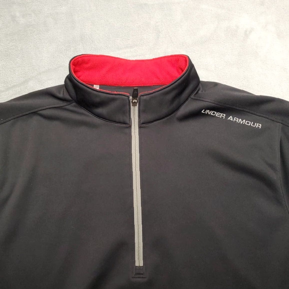 Under Armour Under Armour Sweater Men L Black Storm1/4 Zip Performance Fleece Pullover Jacket Size US L / EU 52-54 / 3 - 2 Thumbnail