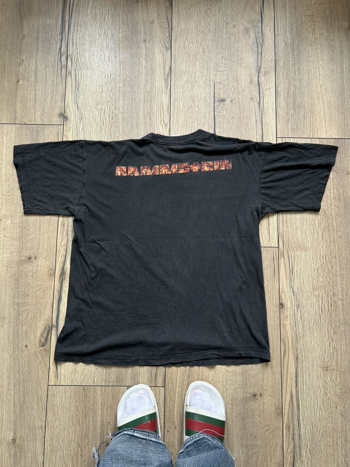 Band Tees crazy vintage t-shirt rammstein 1998 rock band merch Size US XL / EU 56 / 4 - 8 Thumbnail