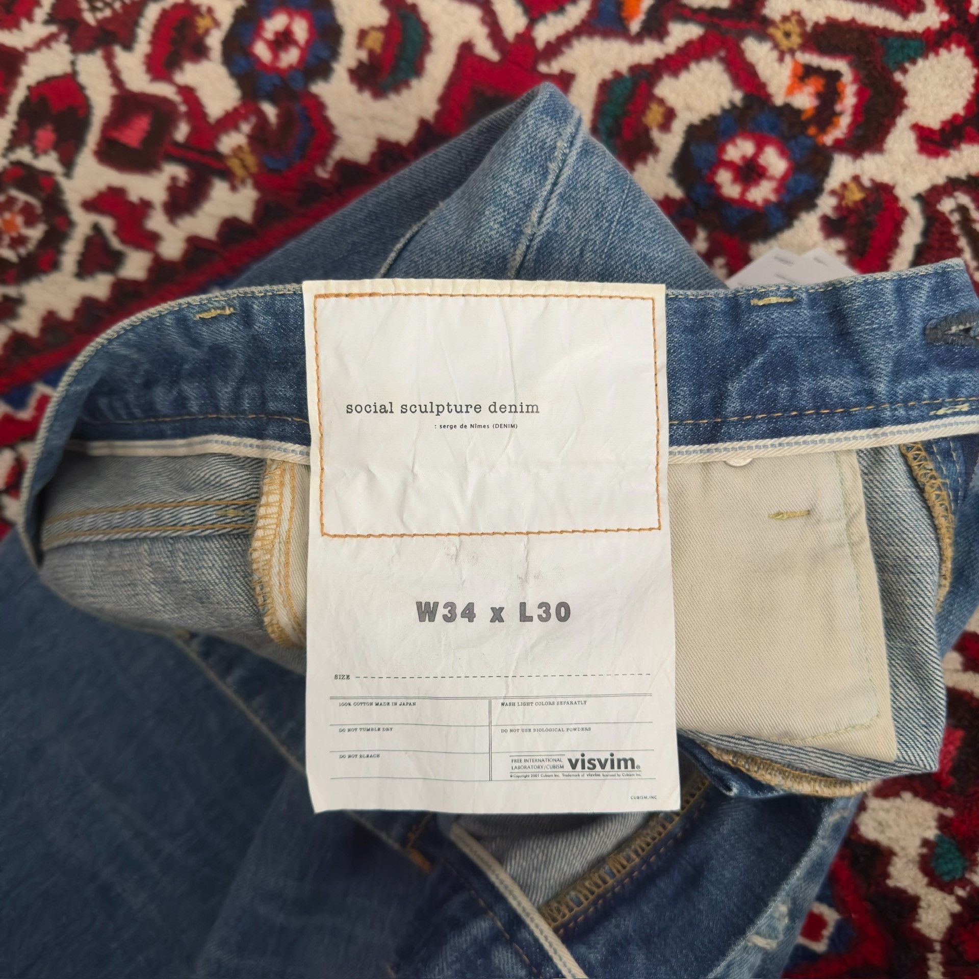 Visvim visvim 18ss 04d14 jeans Nextarrow-2501 Size US 34 / EU 50 - 6 Thumbnail