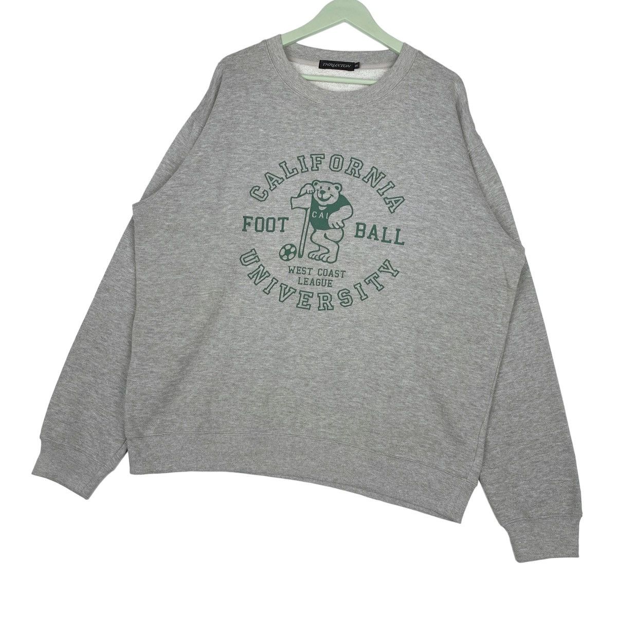 Designer × Vintage California University Sweatshirt Crewneck Pullover Jumper Size US L / EU 52-54 / 3 - 3 Thumbnail
