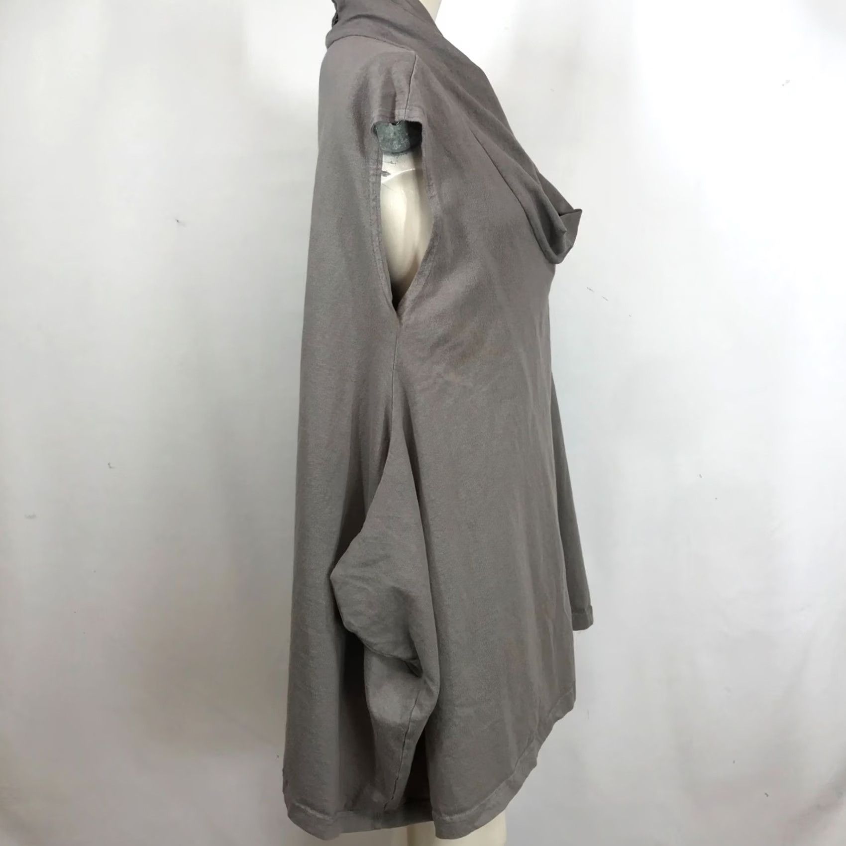 Vintage PACIFIC COTTON BRYN WALKER - Dress - Women - M - Gray - Sleeveless Cowl Neck Tunic Dress Size M / US 6-8 / IT 42-44 - 4 Thumbnail