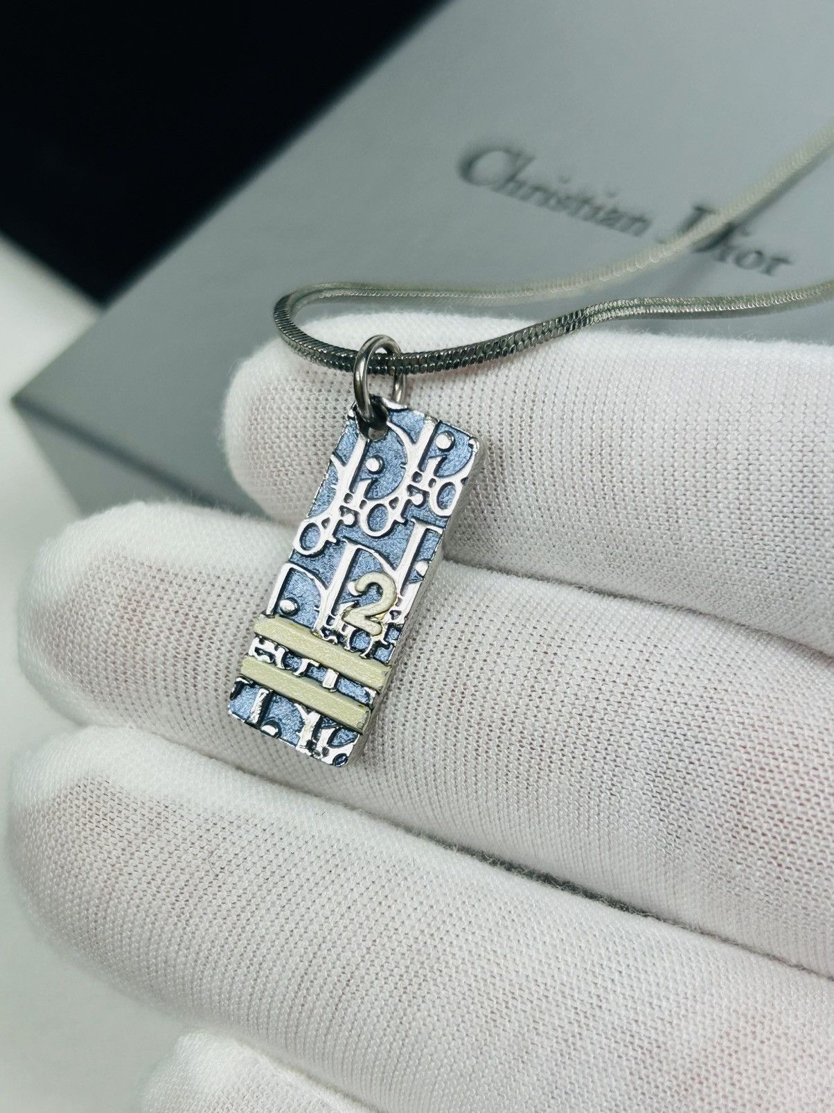Dior Dior Blue Trotter 2 Necklace Size ONE SIZE - 3 Thumbnail