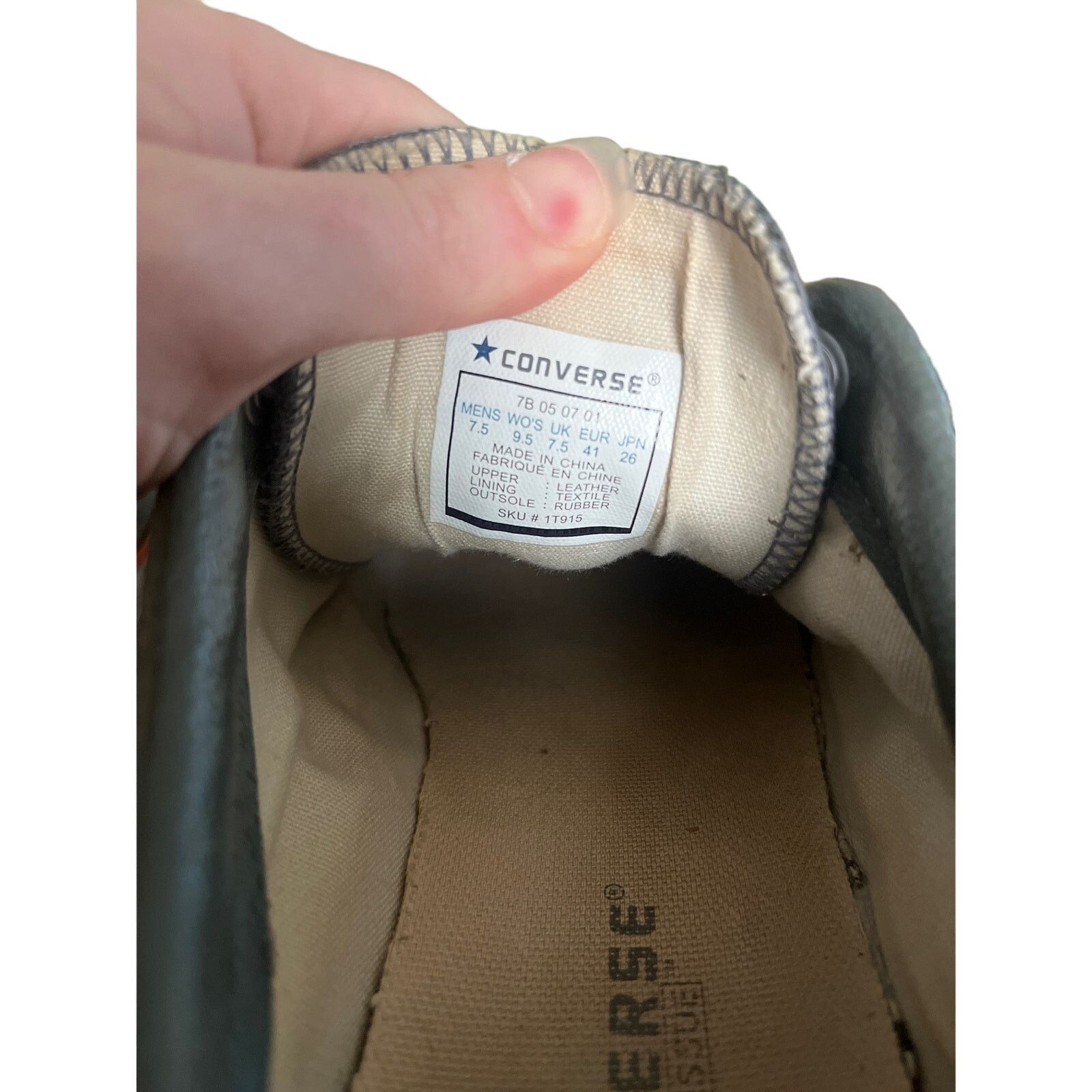 Converse Converse All-Star Men’s 7.5 Women’s 9.5 Sneaker Tennis Shoes Size US 9.5 / IT 39.5 - 8 Thumbnail