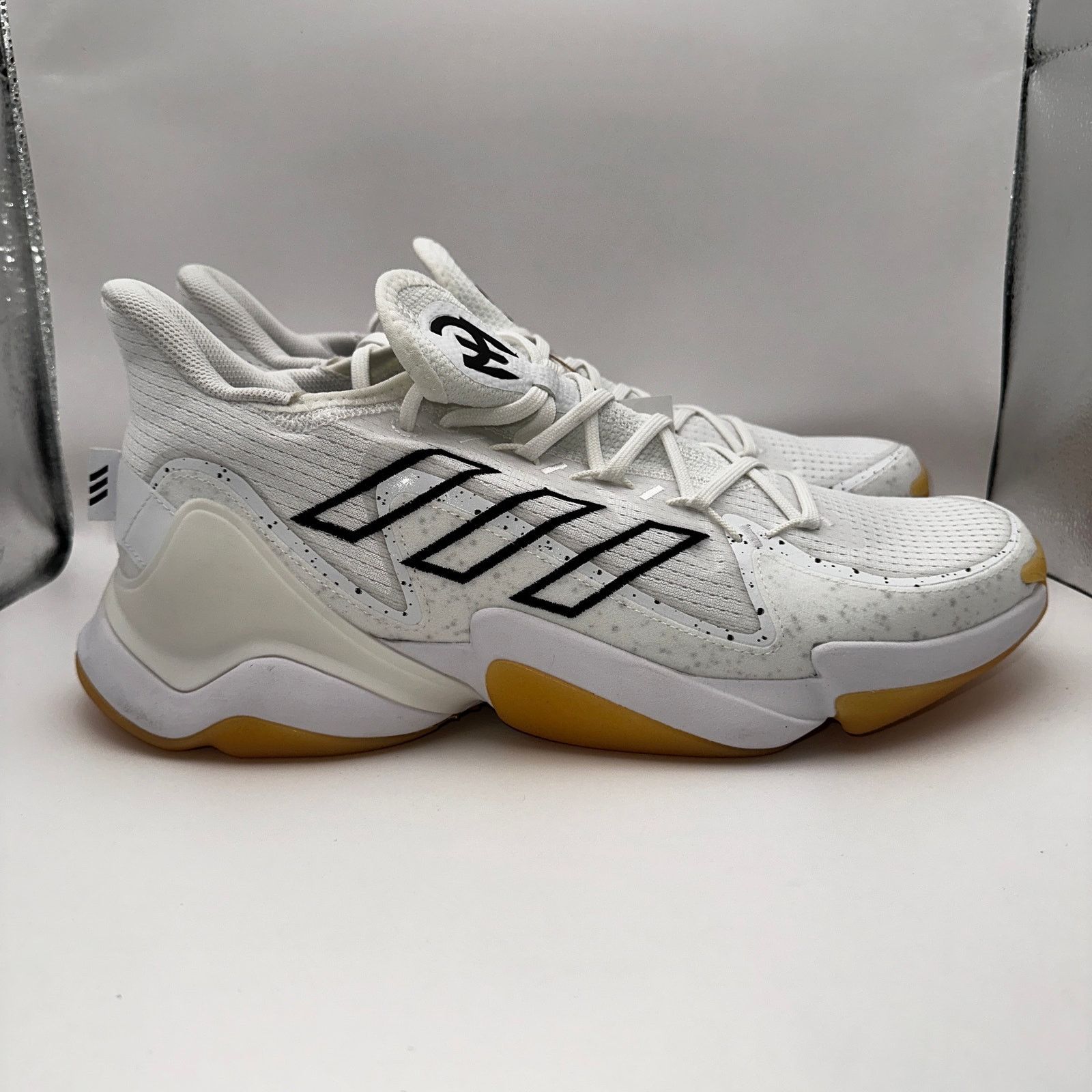 Adidas Adidas Mahome 1 Impact FL White Gum Basketball Shoes Size 14 Size US 14 / EU 47 - 4 Thumbnail