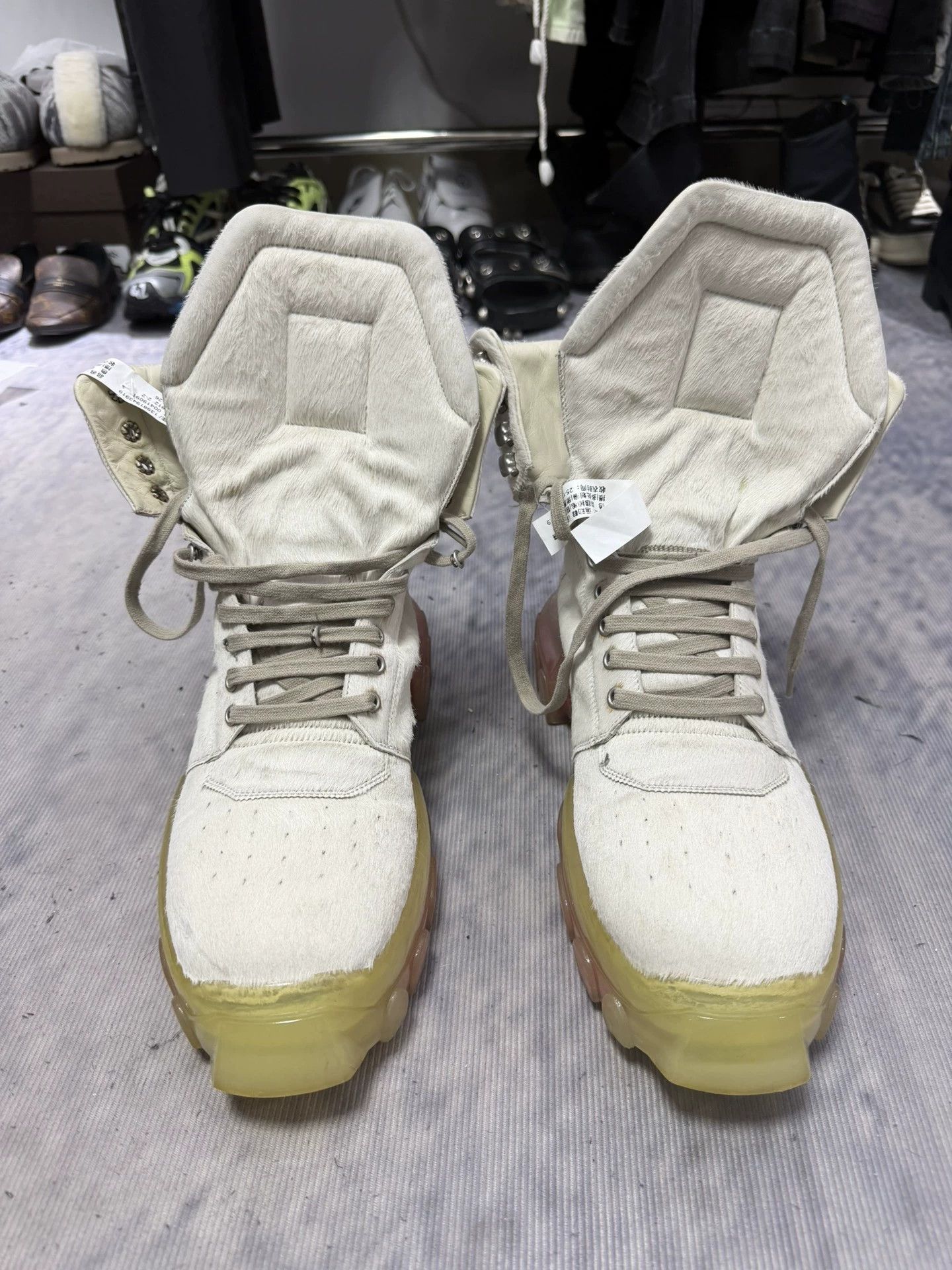 Rick Owens Rick Owens 20SS Main Line Rainbow Sole Tank Boots Size US 9.5 / EU 42-43 - 1 Thumbnail
