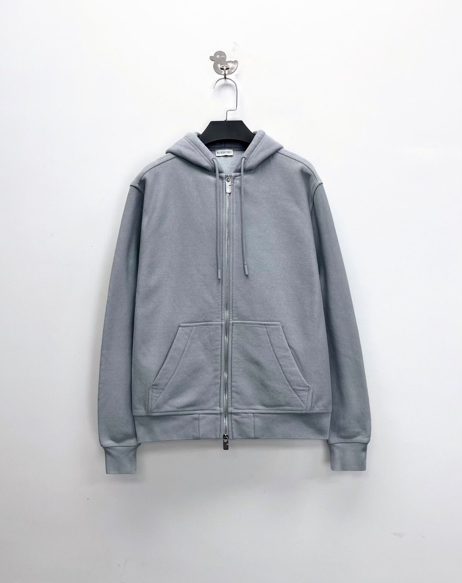 Burberry burberry gray zip hooded sweat jacket Size US S / EU 44-46 / 1 - 1 Thumbnail