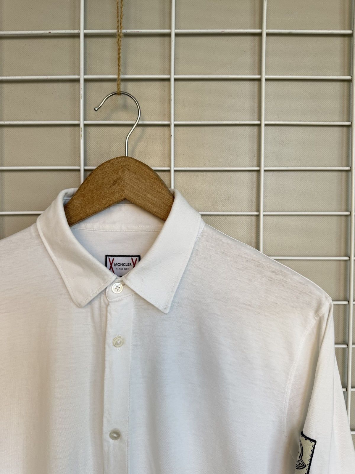 Moncler Moncler Gamme Bleu Classic Oxford Button Shirt Mens Size L Size US L / EU 52-54 / 3 - 6 Thumbnail