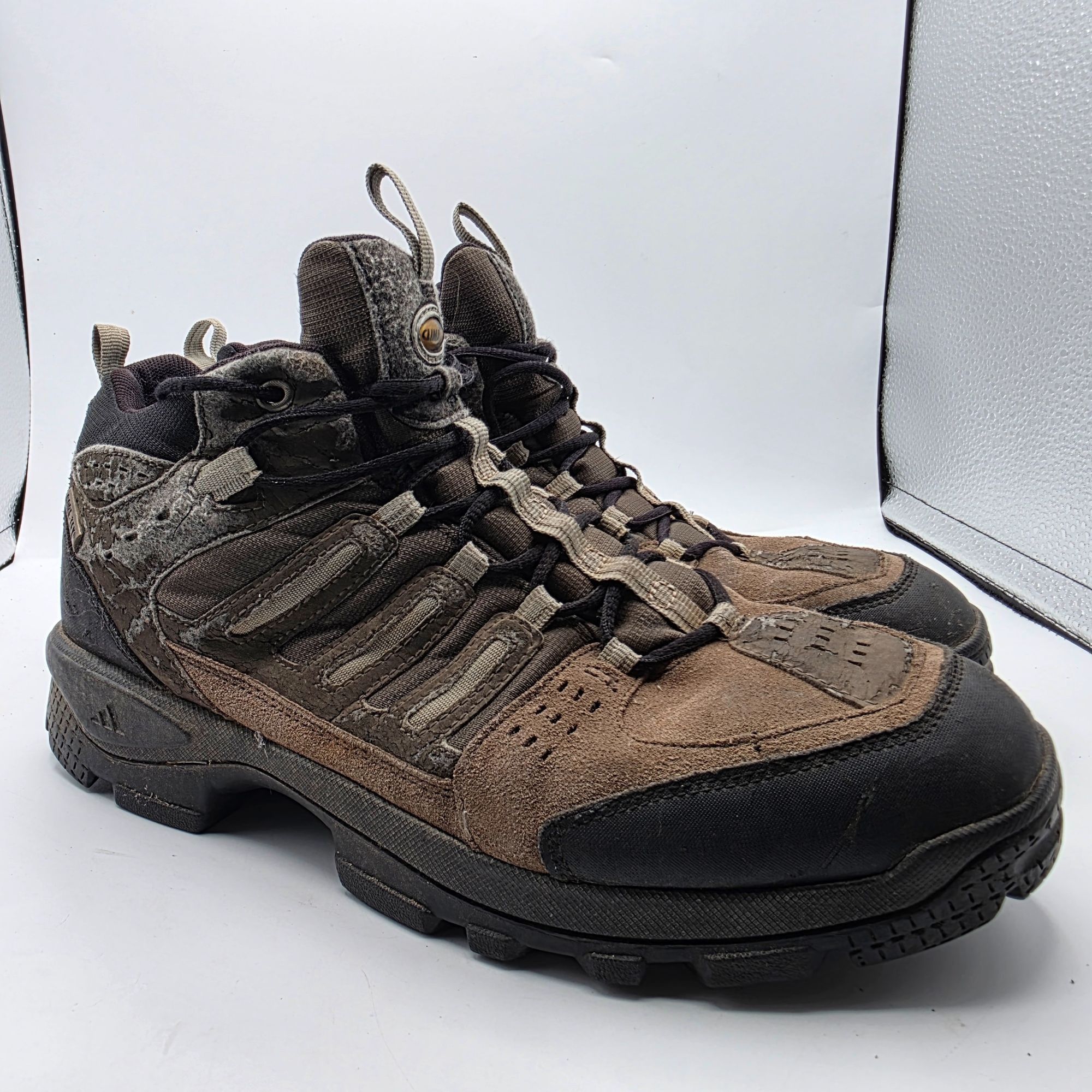 Adidas Vintage Adidas Kalama Mid Hiking Boots Mens 10.5 Brown Gorpc Size US 10.5 / EU 43-44 - 1 Thumbnail