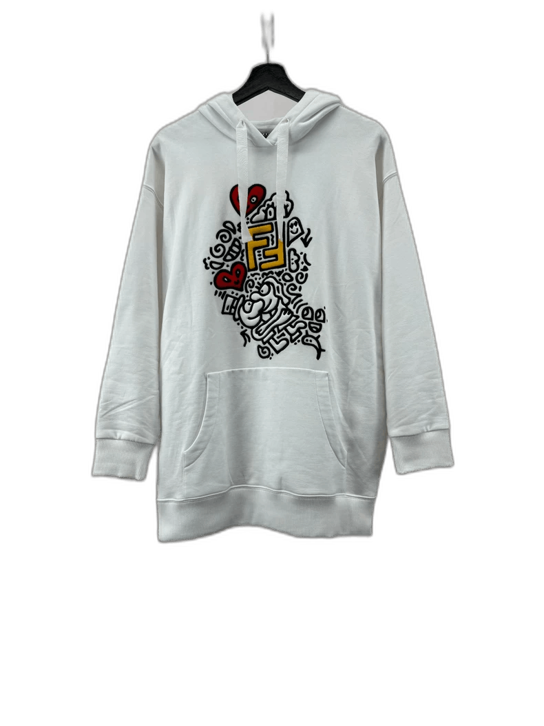 Fendi Fendi Logo Hoodie with Embroidery Design-yf Size US S / EU 44-46 / 1 - 1 Thumbnail