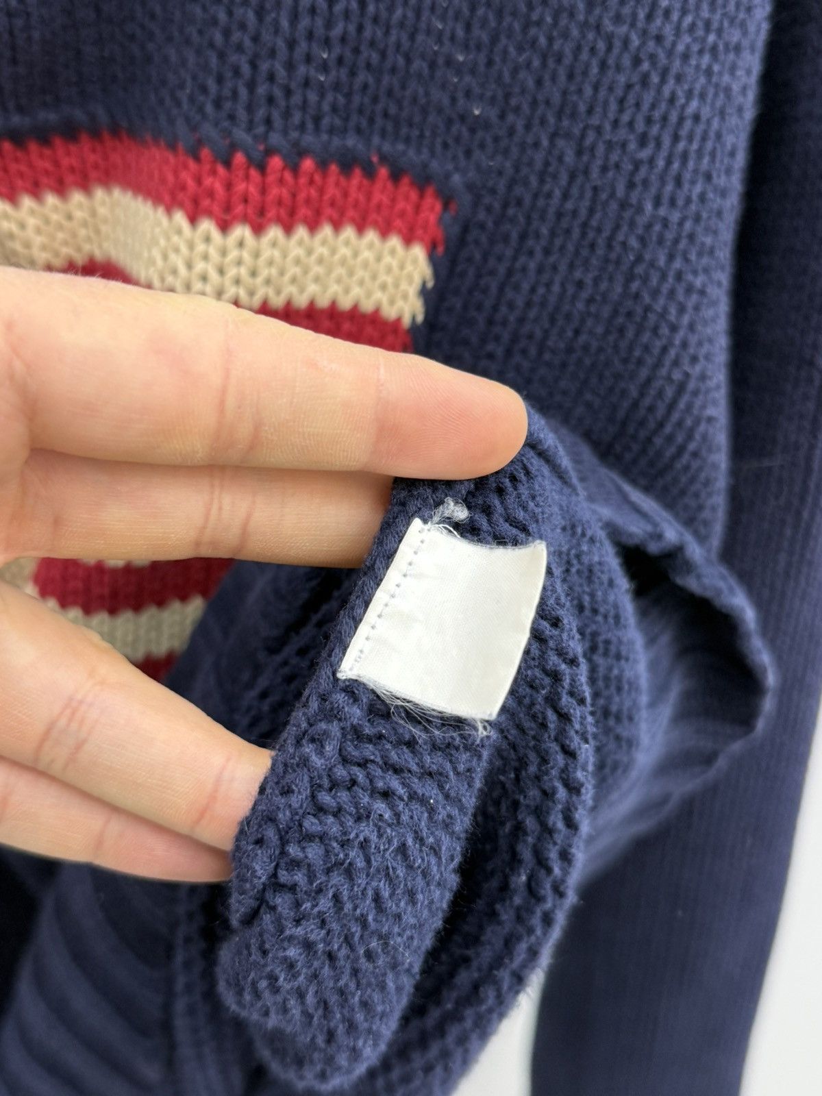 Polo Ralph Lauren Polo Sport Ralph Lauren American Flag Knit Sweater Size US L / EU 52-54 / 3 - 4 Thumbnail