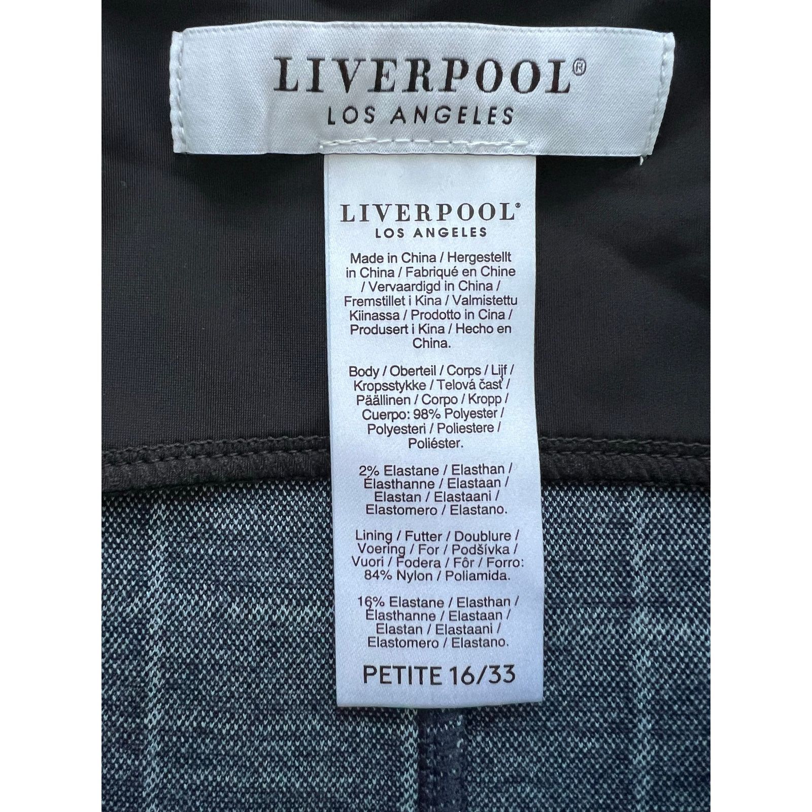 Other Liverpool Los Angeles HighRise Pencil Skirt NWT Petite 16/33 Size 38" / US 16 / IT 52 - 7 Thumbnail