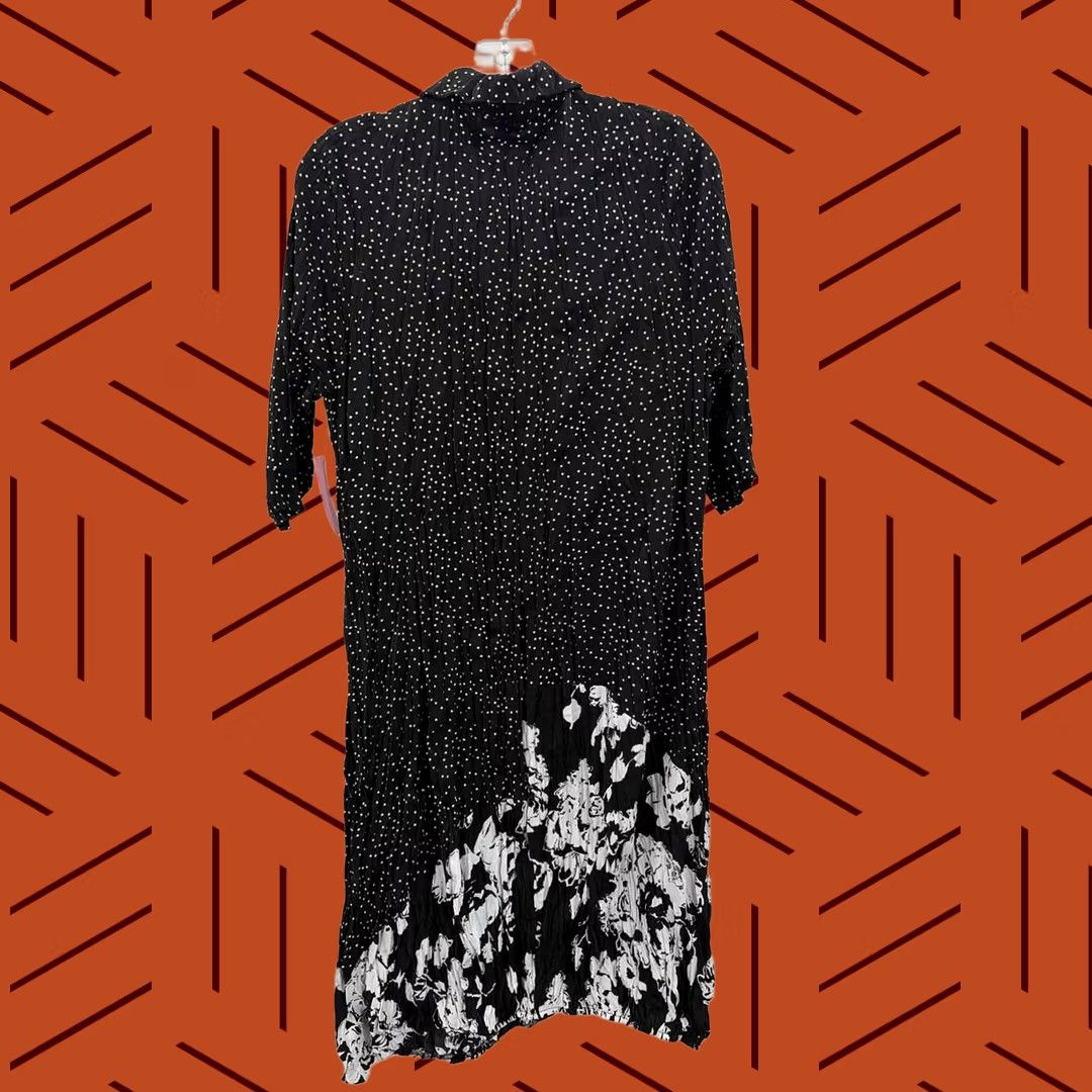 Vintage Shana Black Midi Long Sleeve Dress Size Medium Size M / US 6-8 / IT 42-44 - 1 Thumbnail