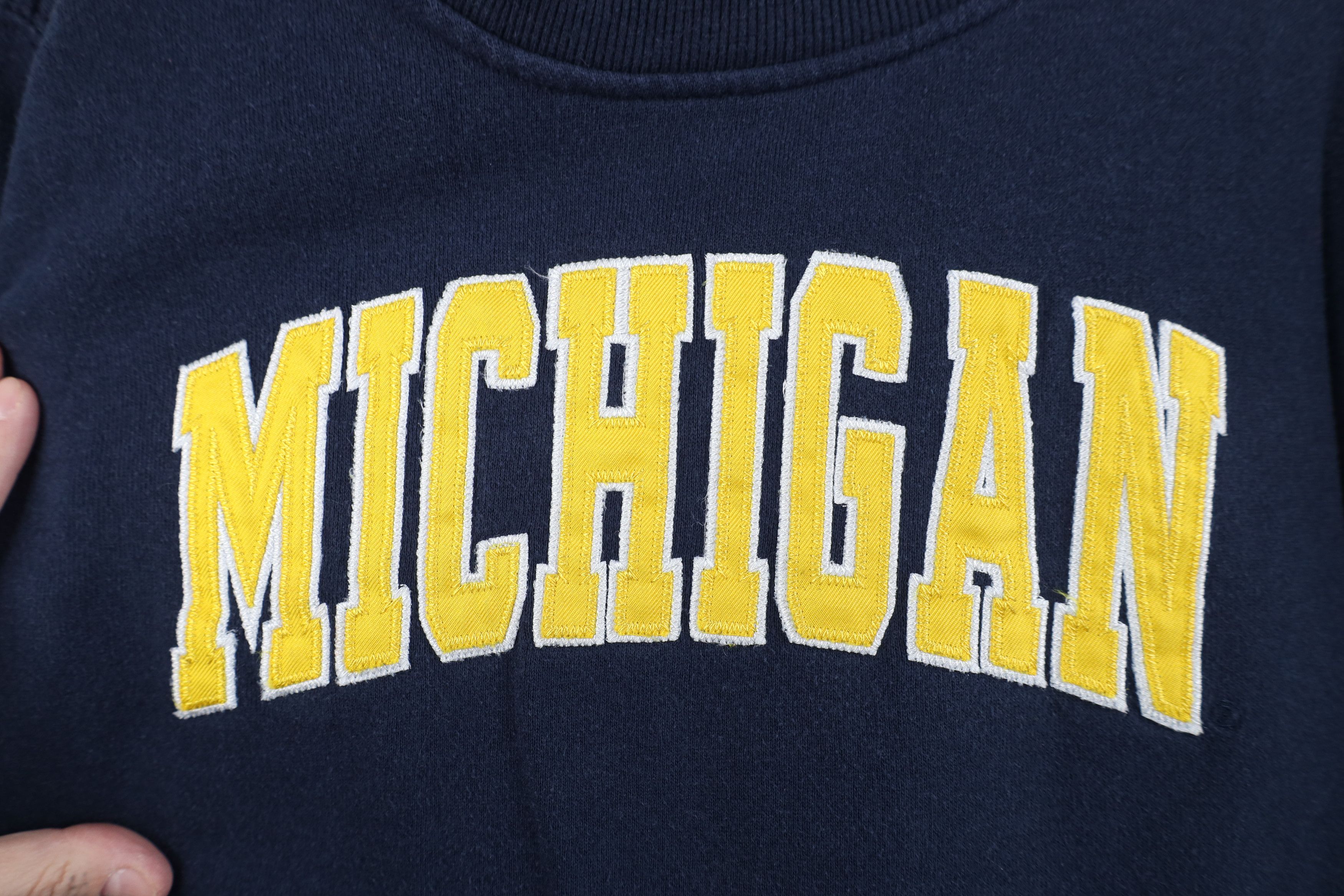 Vintage Vintage 90s University of Michigan Crewneck Sweatshirt Size XS / US 0-2 / IT 36-38 - 7 Thumbnail