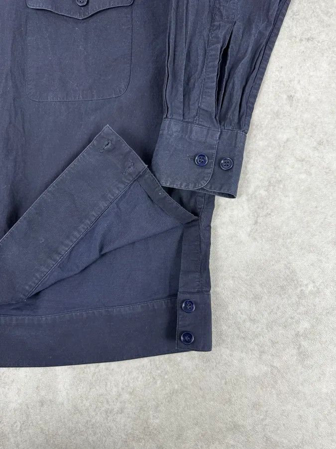 Dries Van Noten Dries Van Noten Navy Tactical Pockets Shirt Size US S / EU 44-46 / 1 - 8 Thumbnail
