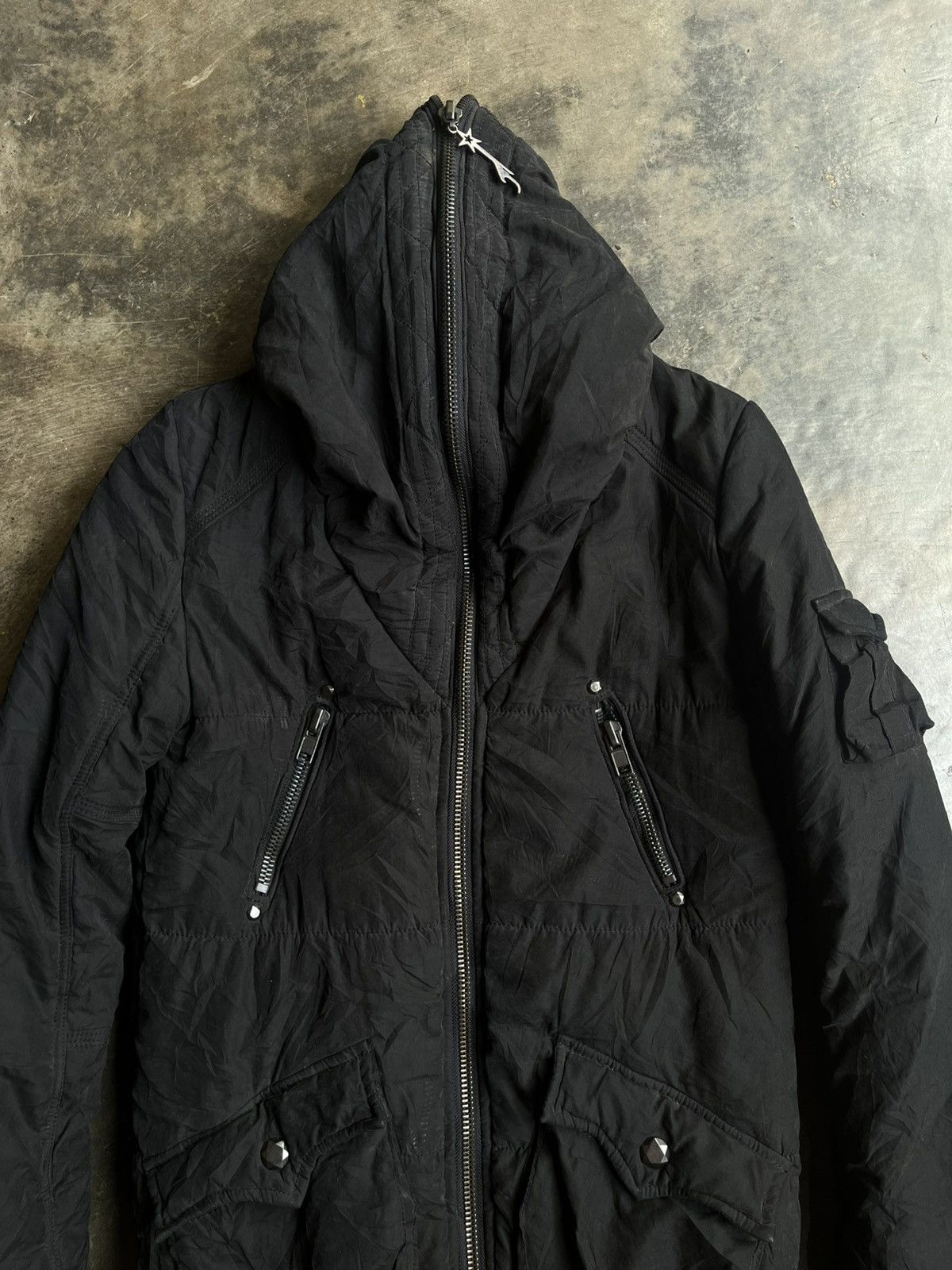Isamu Katayama Backlash JAPANESE SPIRALGIRL FULL ZIP PARKA GOTHIC SEDITIONARIES PUNK Size US M / EU 48-50 / 2 - 5 Thumbnail