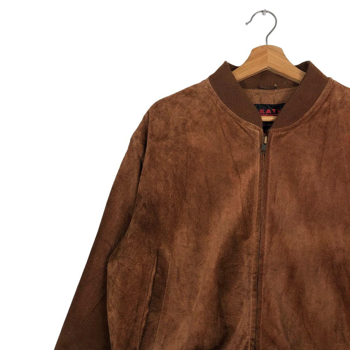 Japanese Brand 🔥VINTAGE GENUINE LEATHER JACKET BEAMS JAPAN ISSEY MIYAKE Size US L / EU 52-54 / 3 - 7 Thumbnail