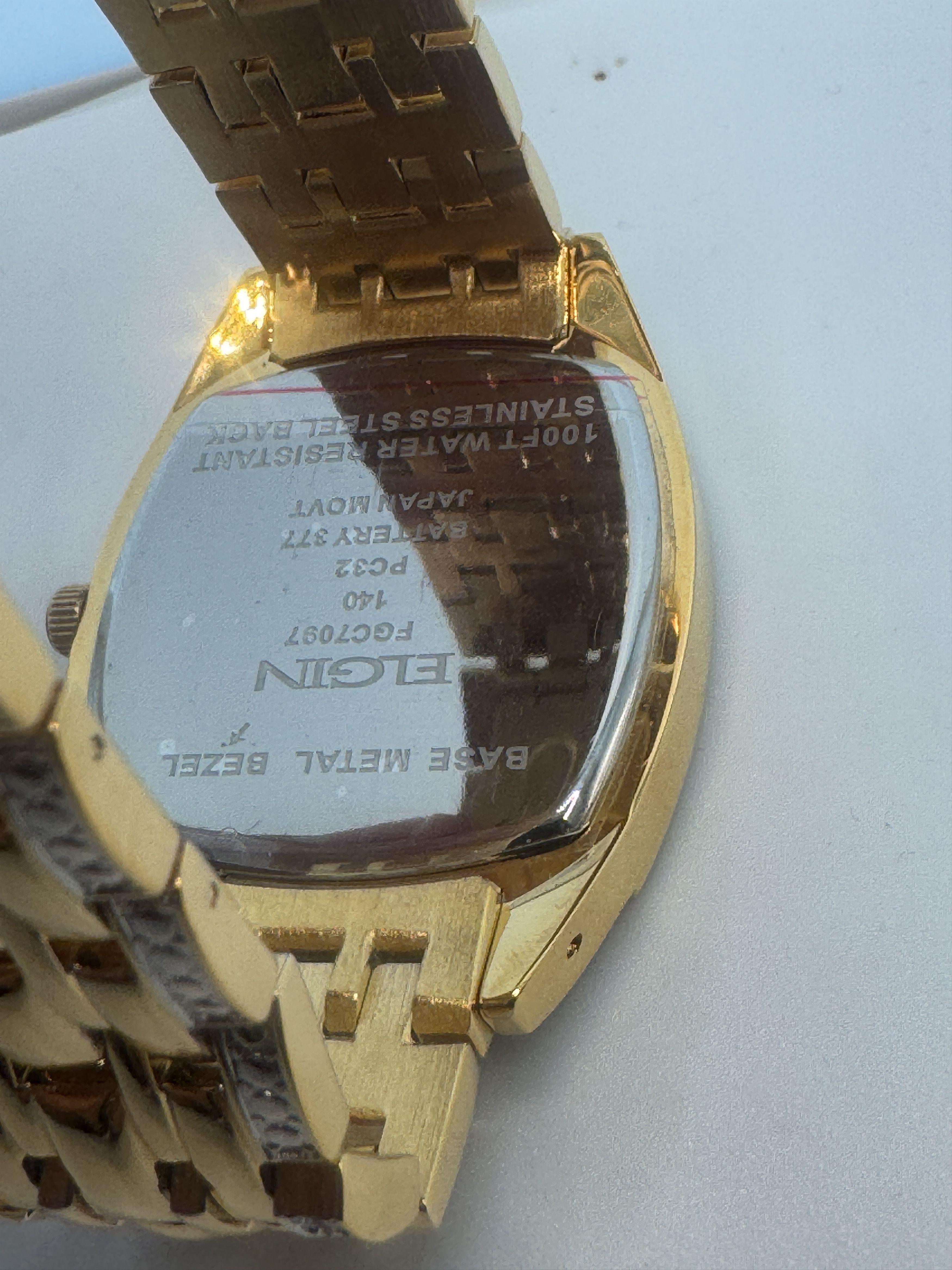 Elgin National Watch Company Elgin Watch Brand New Item New Battery Inside Size 40 - 5 Thumbnail
