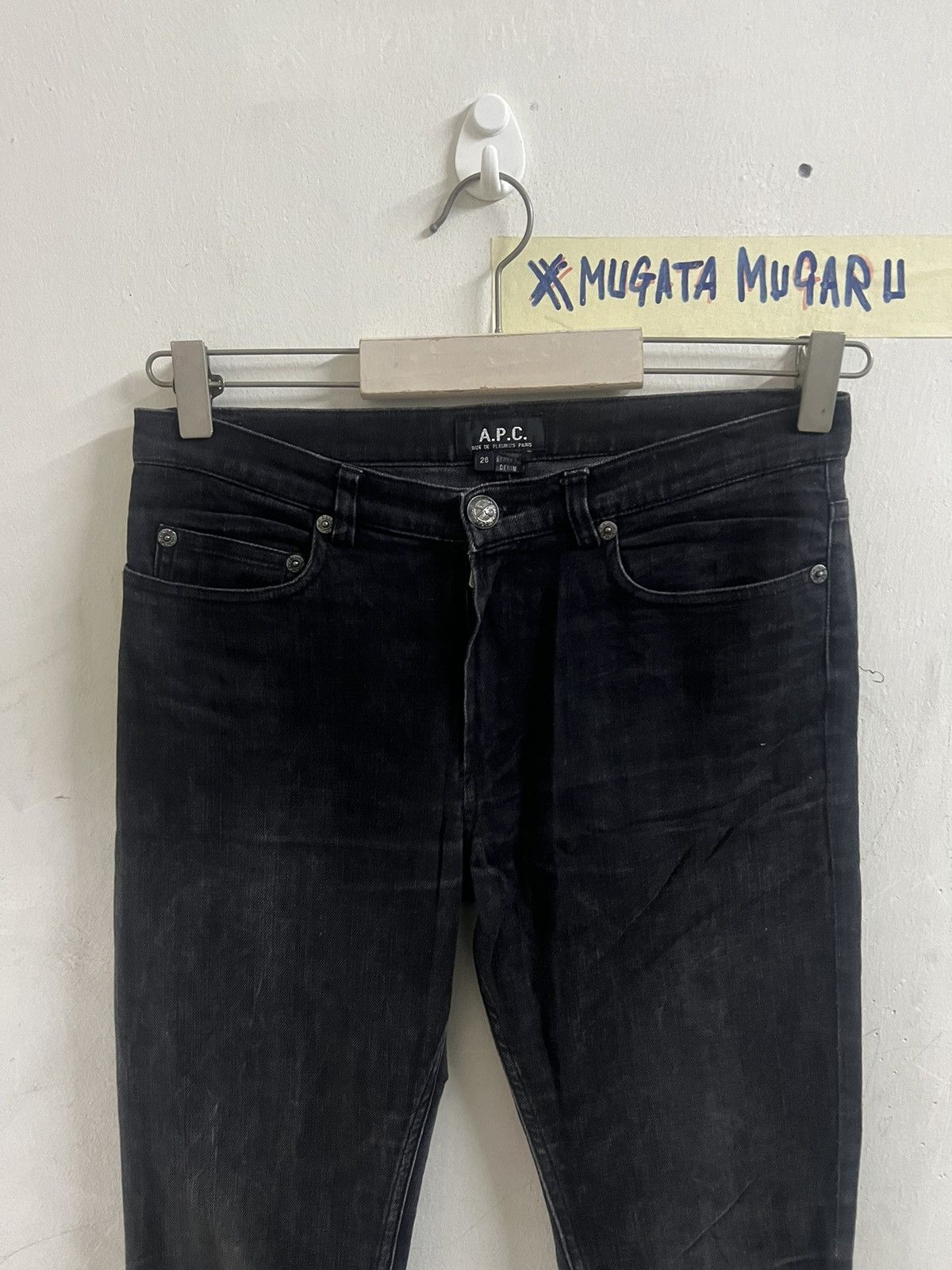 Japanese Brand VITNAGE APC SKNINY BLACK Size US 32 / EU 48 - 2 Thumbnail