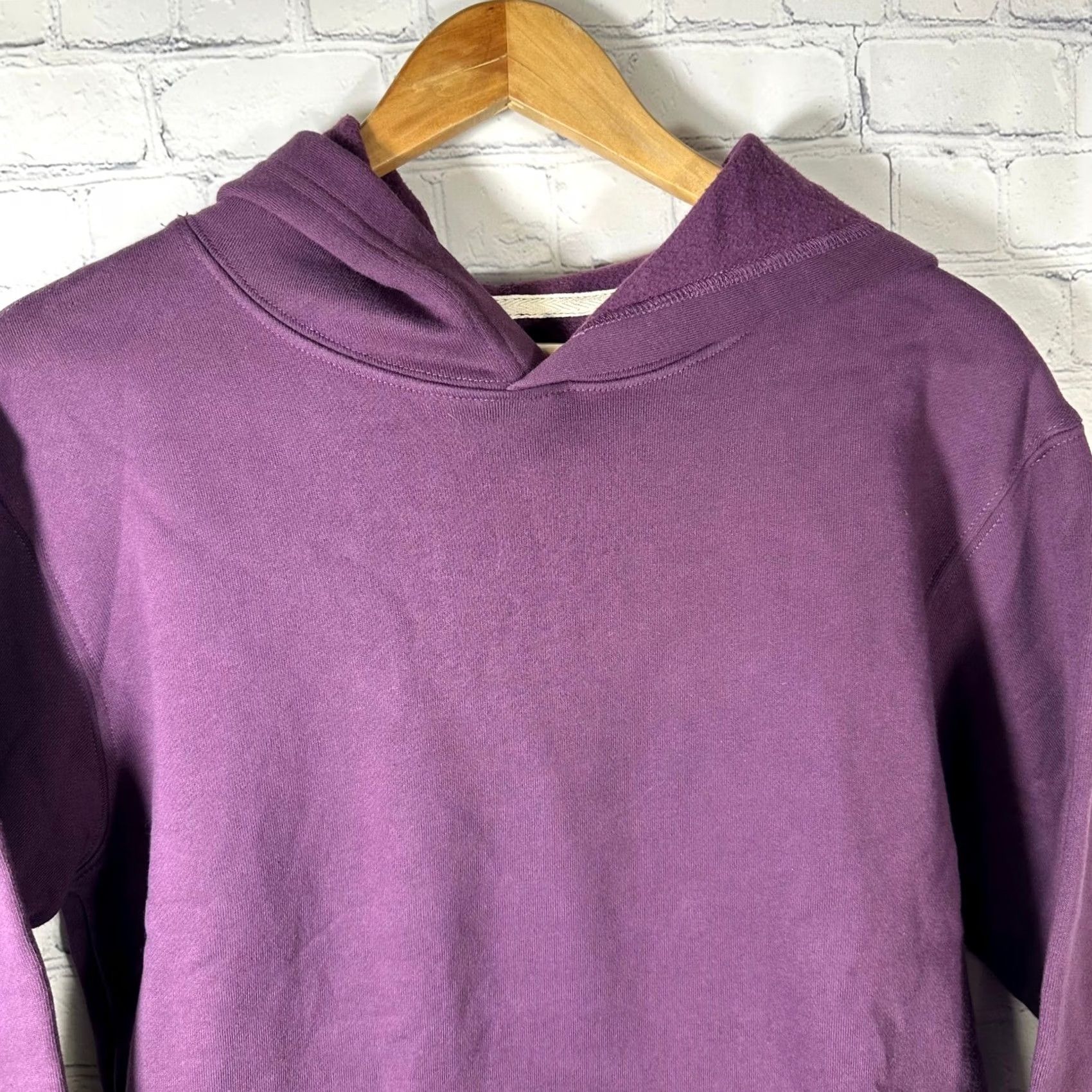 Vintage American Giant Hoodie Purple 100% Cotton Pullover M Men Regular Size US M / EU 48-50 / 2 - 2 Thumbnail