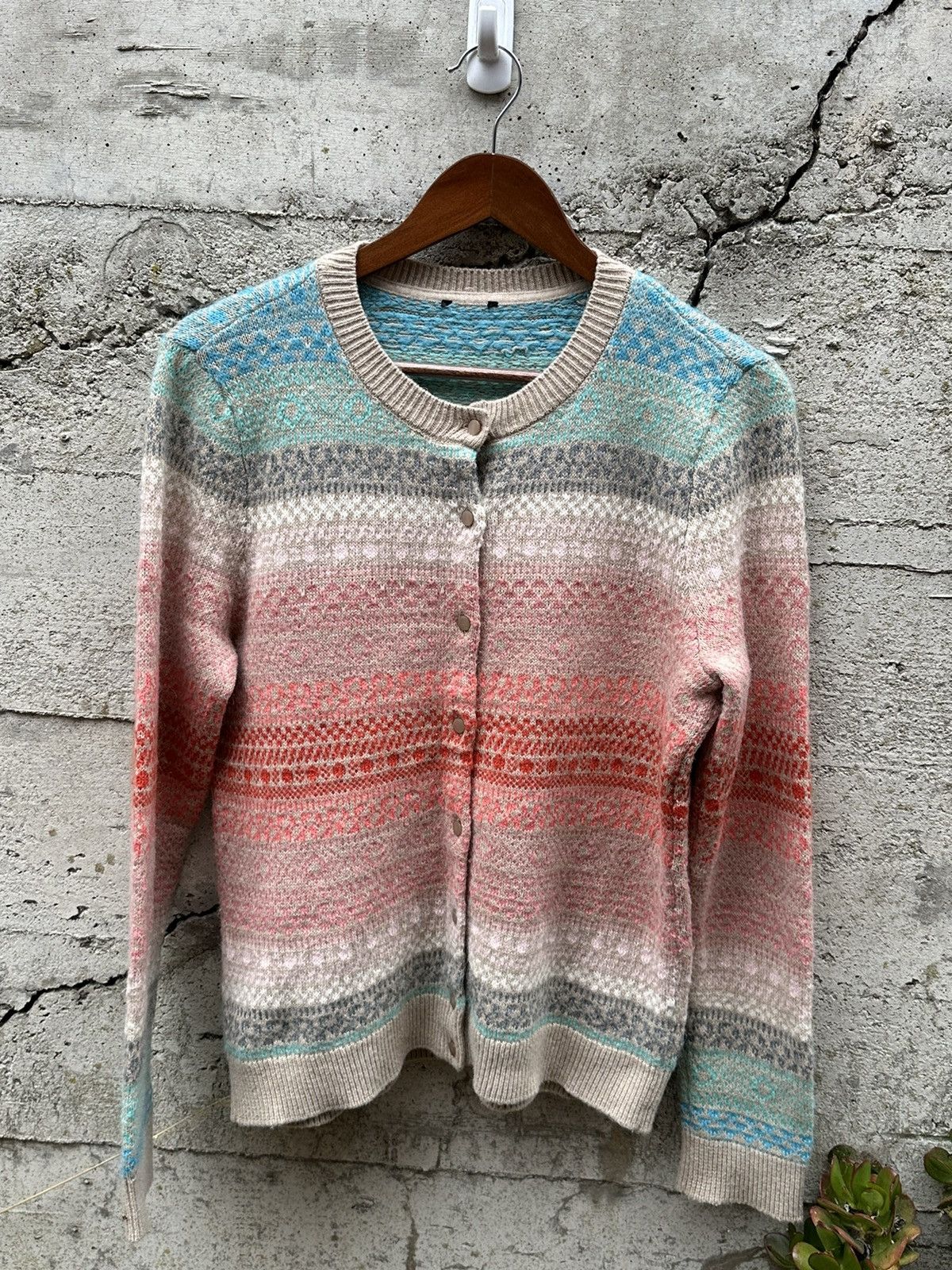 Japanese Brand RARE Vintage printed cardigan sweater Size US M / EU 48-50 / 2 - 3 Thumbnail