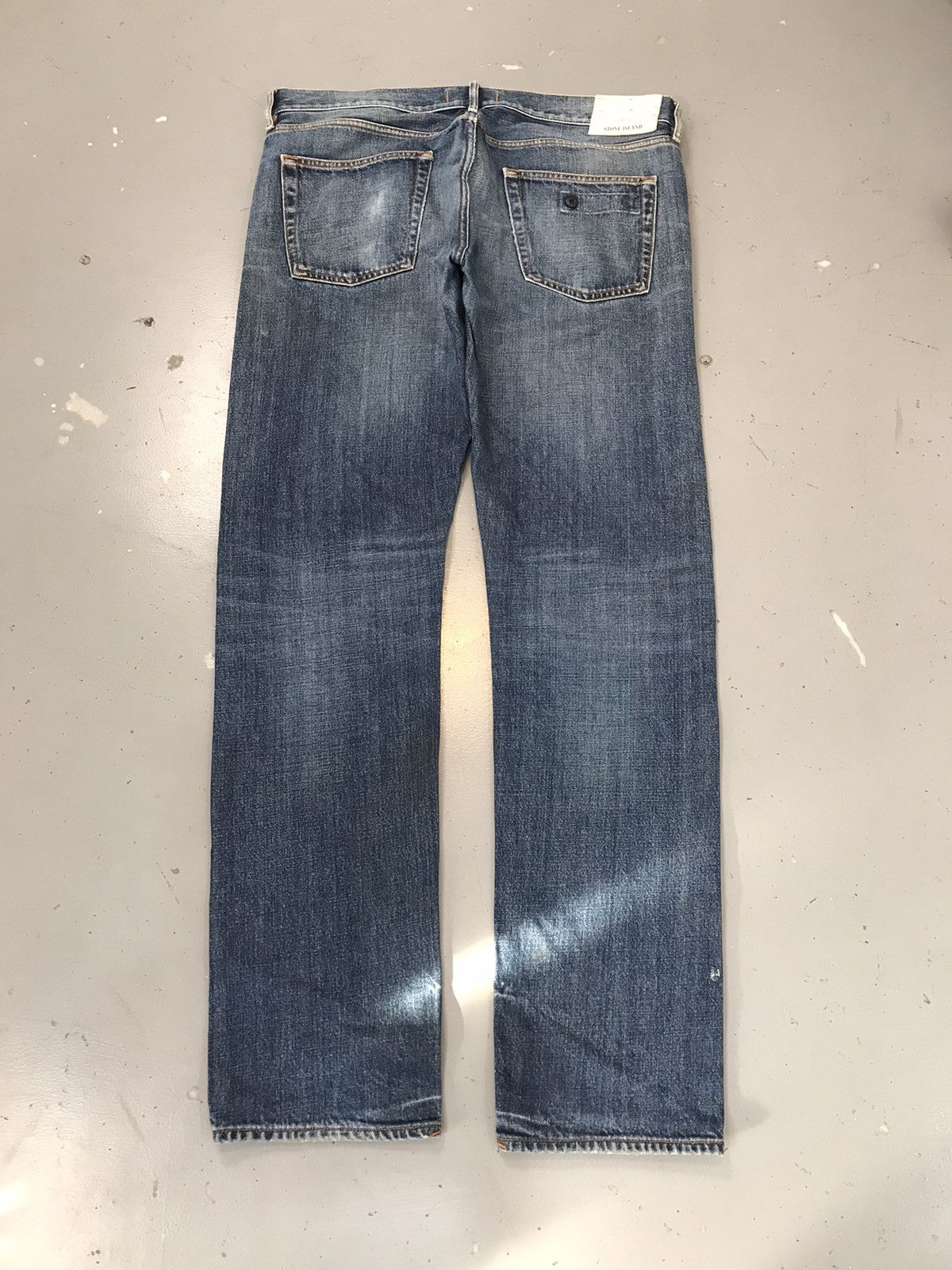 Stone Island × Vintage Vintage stone island distressed straight fit denim Size US 38 / EU 54 - 13 Thumbnail