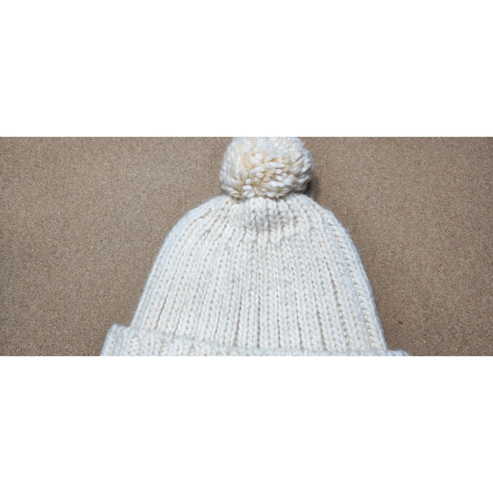 Napapijri Napapijri Beanie One Size White Wool Blend Knitted Pom Pom Bobble Hat Men Women Unisex Adults Norway Wool Acrylic Thermal Knit Style: Beanie Size ONE SIZE - 7 Thumbnail